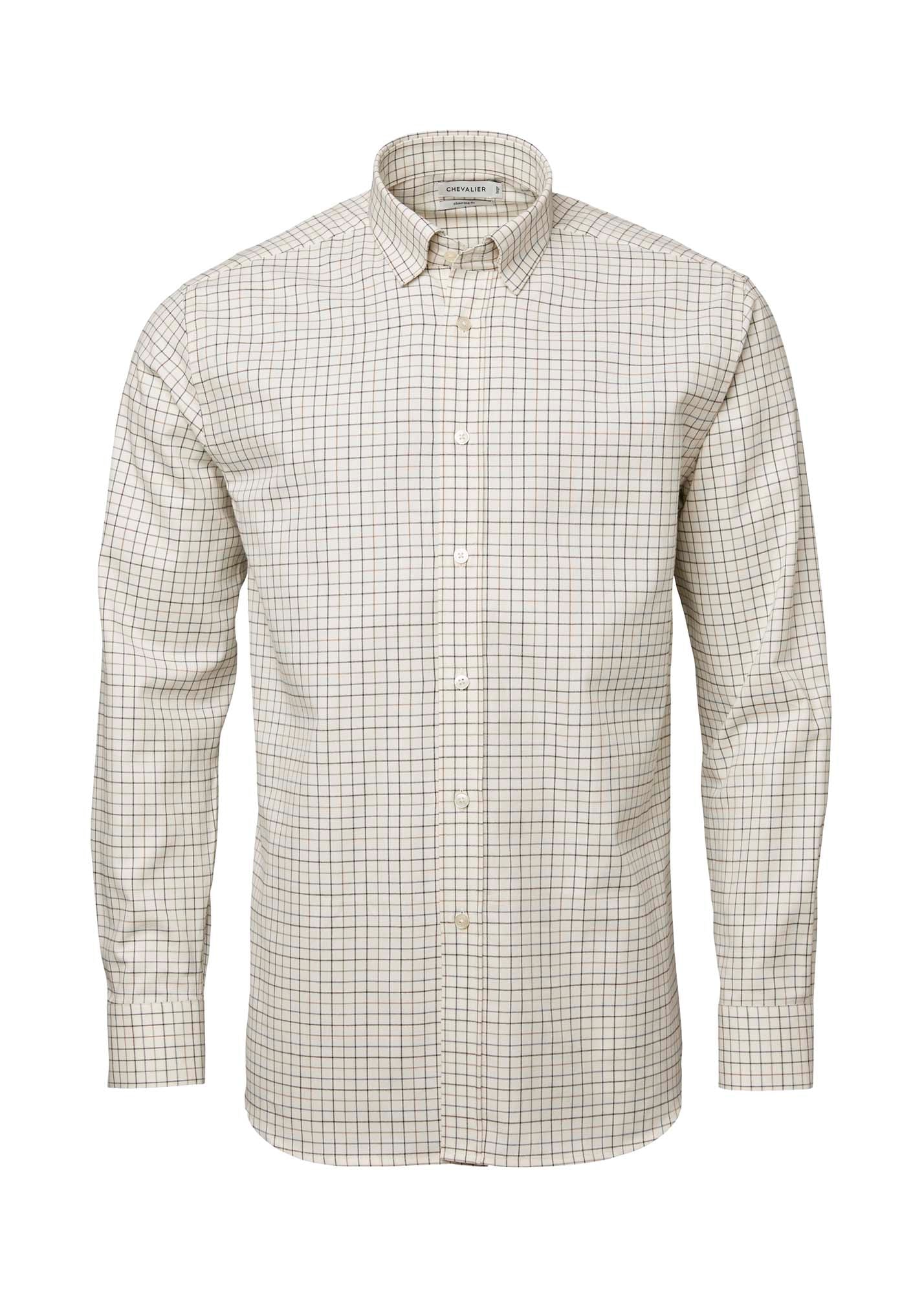 Luton Shooting Fit Shirt Men - Stormy Blue Tattersall - 1