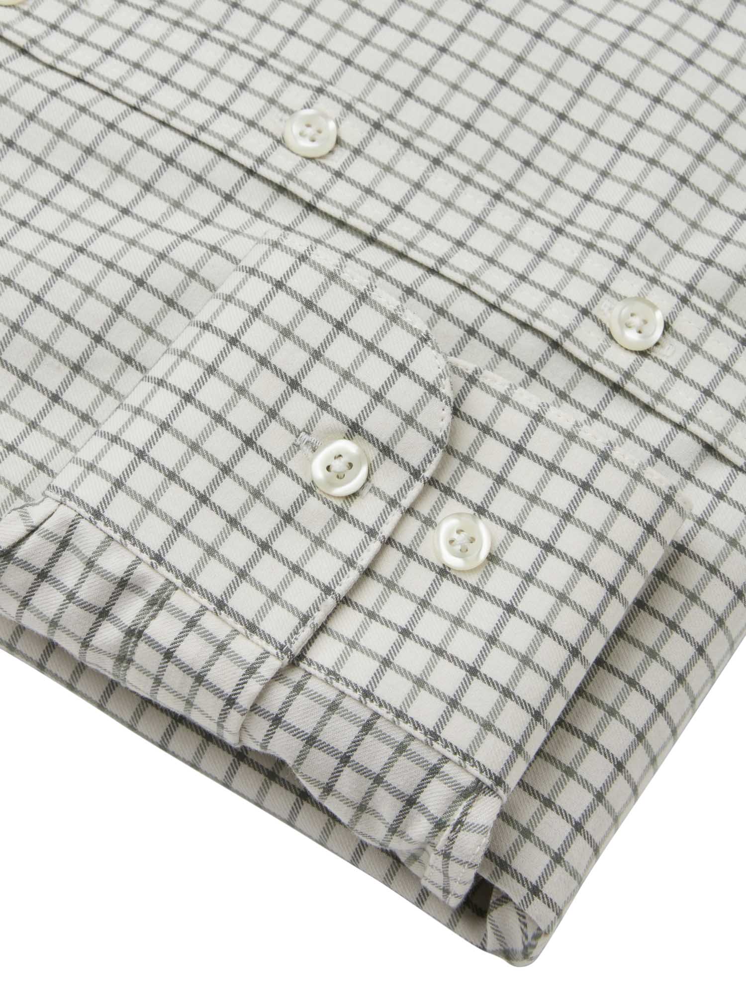 Chorley Shooting Fit Shirt Women - Thyme Green Tattersall - 4