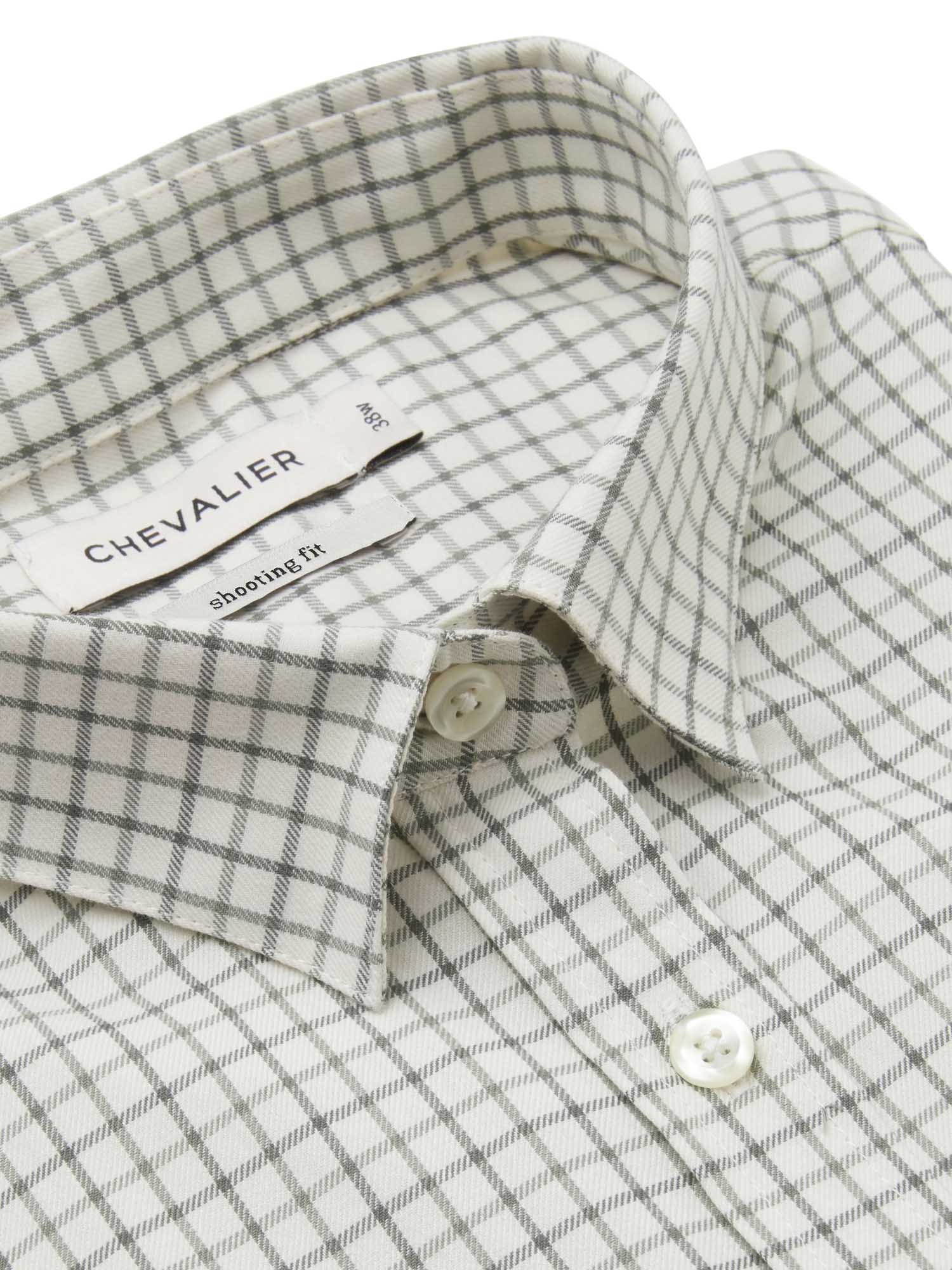 Chorley Shooting Fit Shirt Women - Thyme Green Tattersall - 3