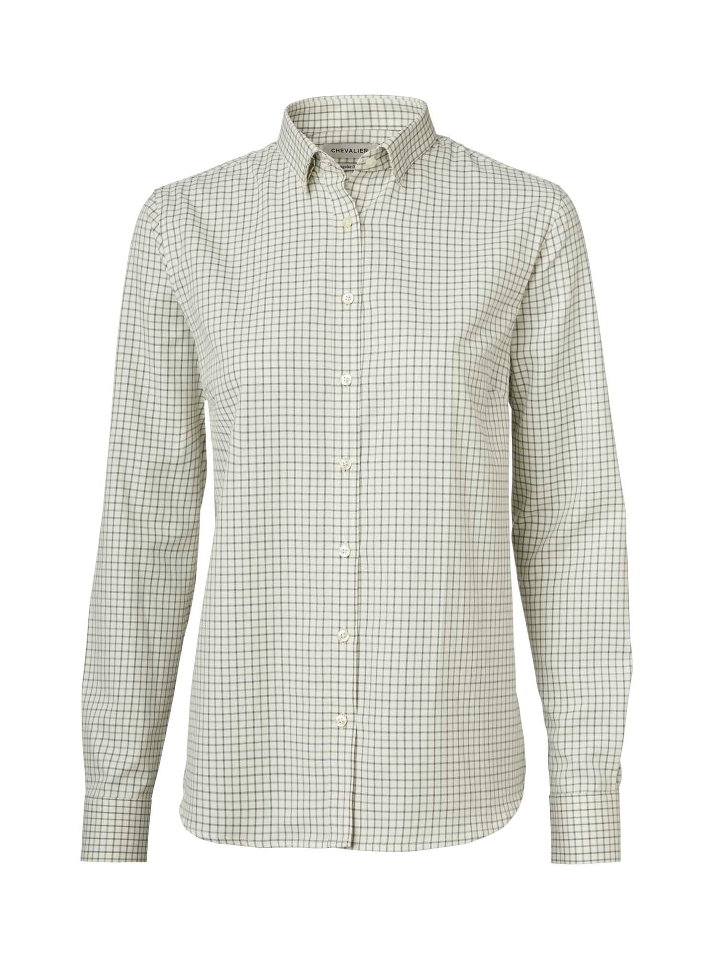 Chorley Shooting Fit Shirt Women - Thyme Green Tattersall - 1