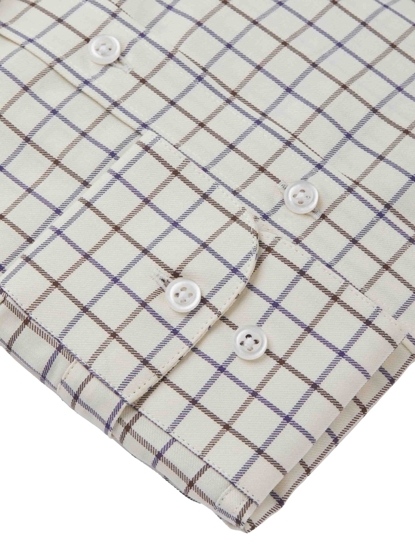 Sheppey Shirt Women - Chestnut Tattersall - 5