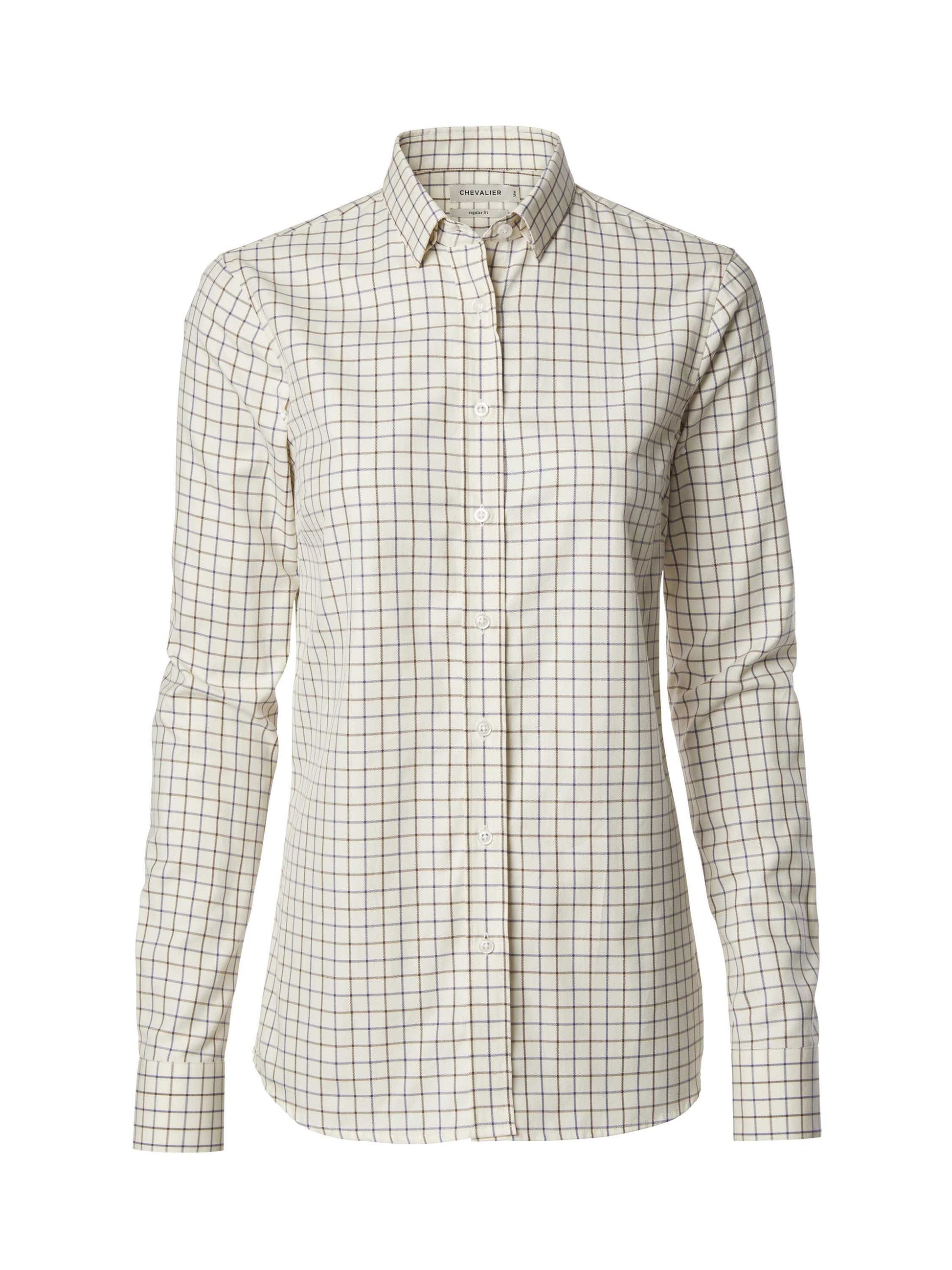 Sheppey Shirt Women - Chestnut Tattersall - 1