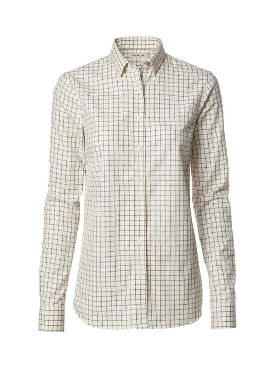 Sheppey Shirt Women - Chestnut Tattersall - 1