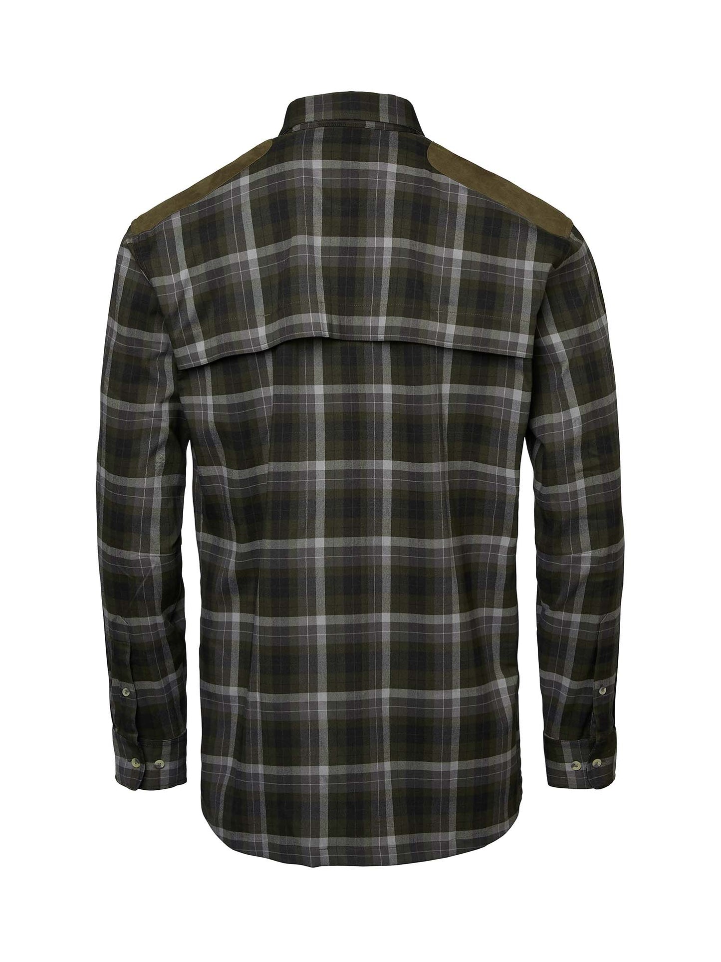 Chill Shooting Fit Coolmax Shirt Men - Fern Green Checked - 04