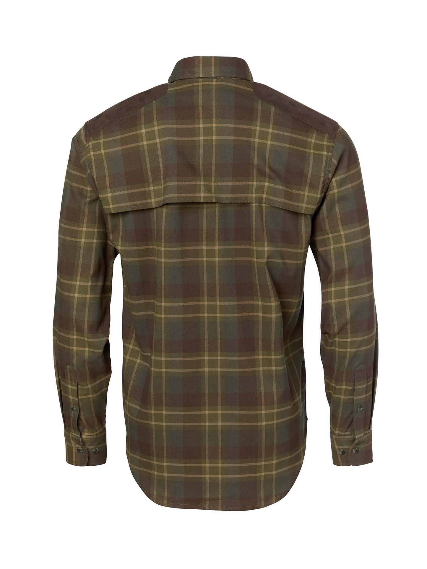 Chill Shooting Fit Coolmax Shirt Men - Pinegrove Green Checked - 4