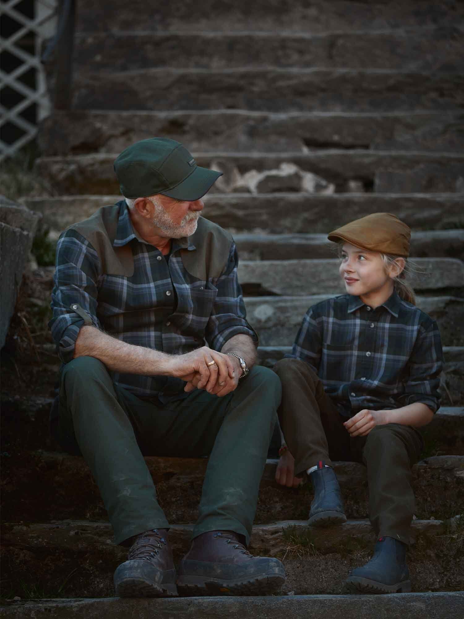Chill Shooting Fit Coolmax Shirt Men - Fern Green Checked - 20