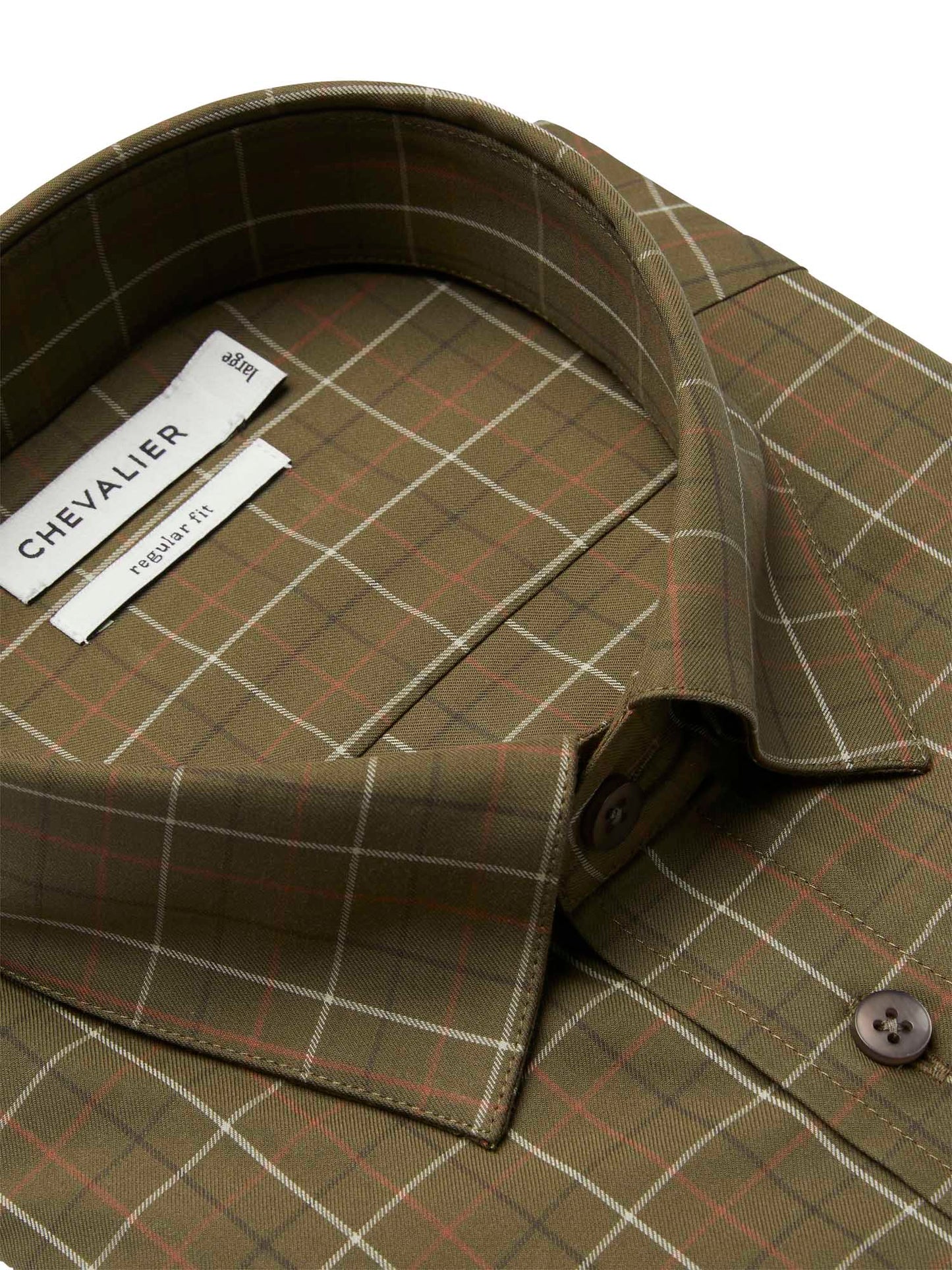 Belmont Regular Fit Shirt Men - Forest Green Tattersall - 3