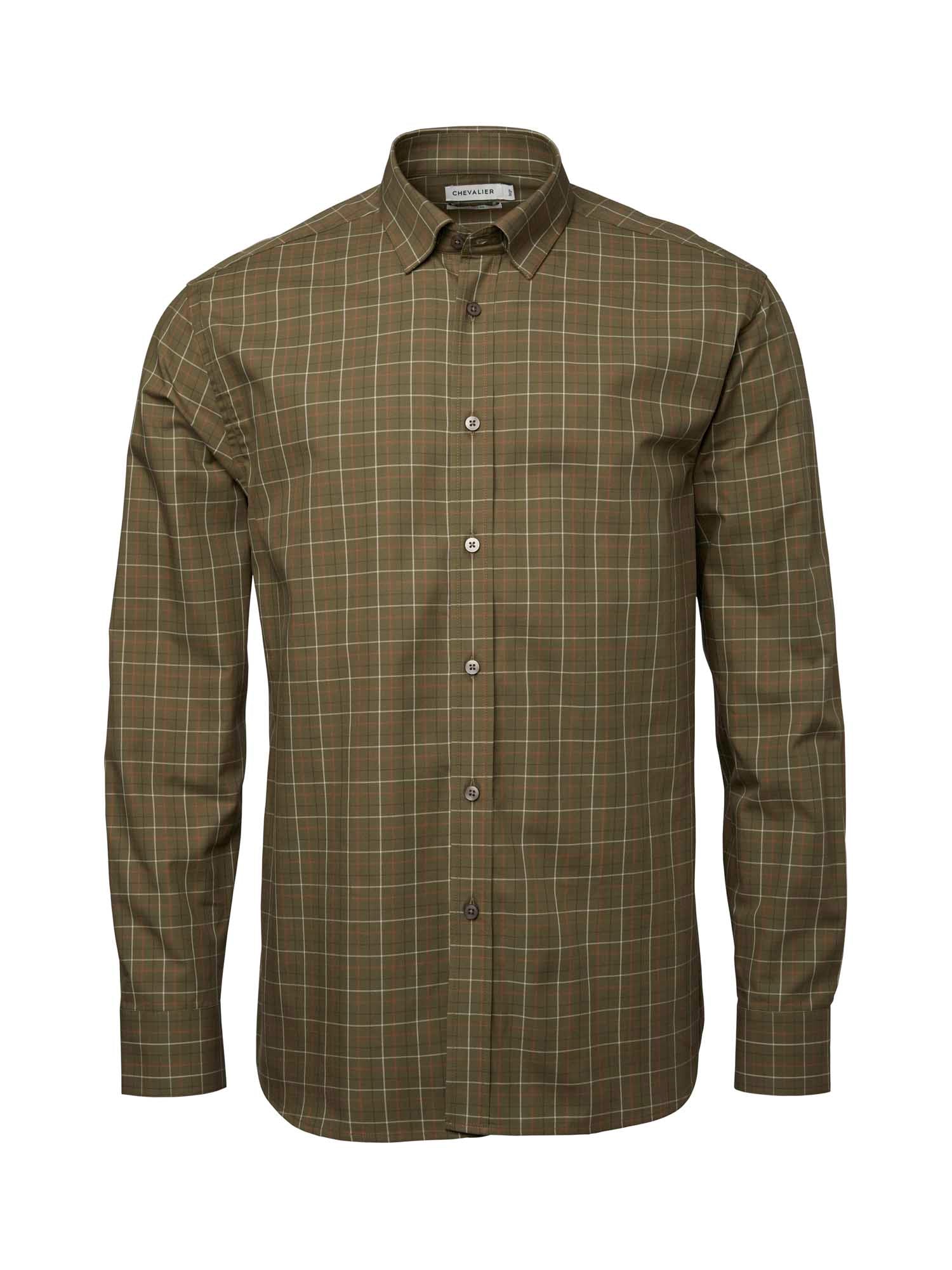 Belmont Regular Fit Shirt Men - Forest Green Tattersall - 1