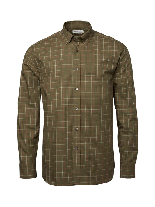 Belmont Regular Fit Shirt Men - Forest Green Tattersall - 1