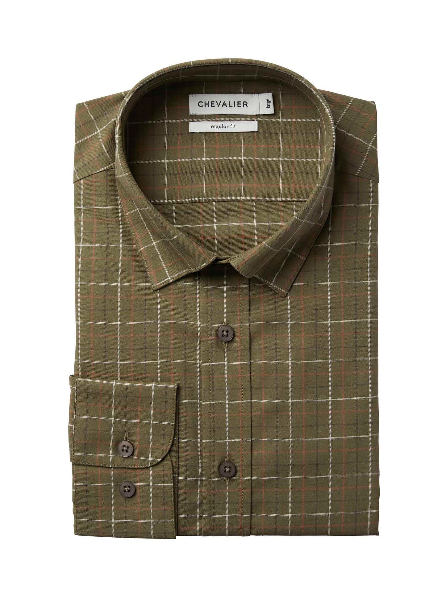 Belmont Regular Fit Shirt Men - Forest Green Tattersall - 2