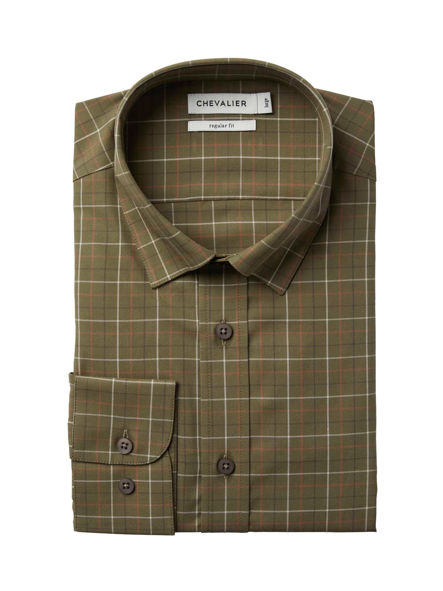 Belmont Regular Fit Shirt Men - Forest Green Tattersall - 2