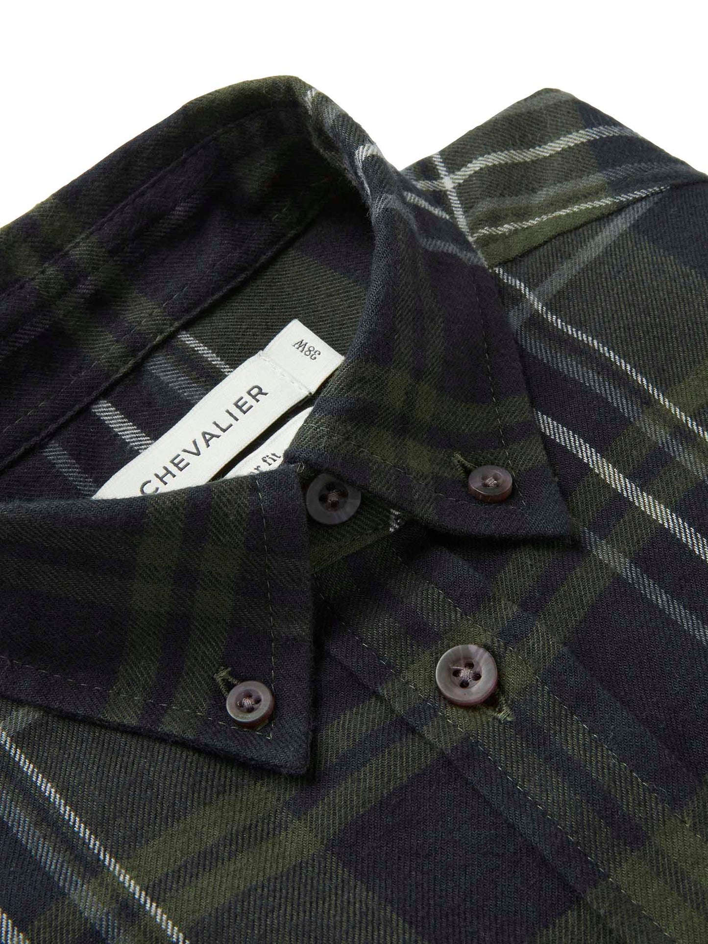 Heron Flannel Shirt Women - October Green Checked - 3