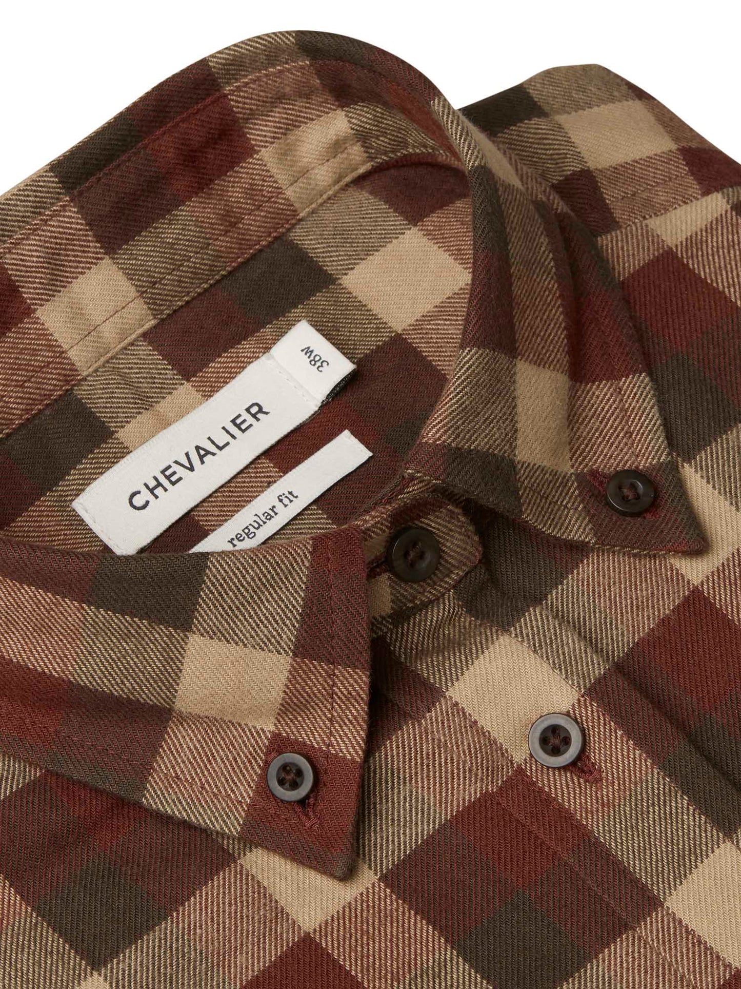 Heron Flannel Shirt Women - Holly Green Checked - 3