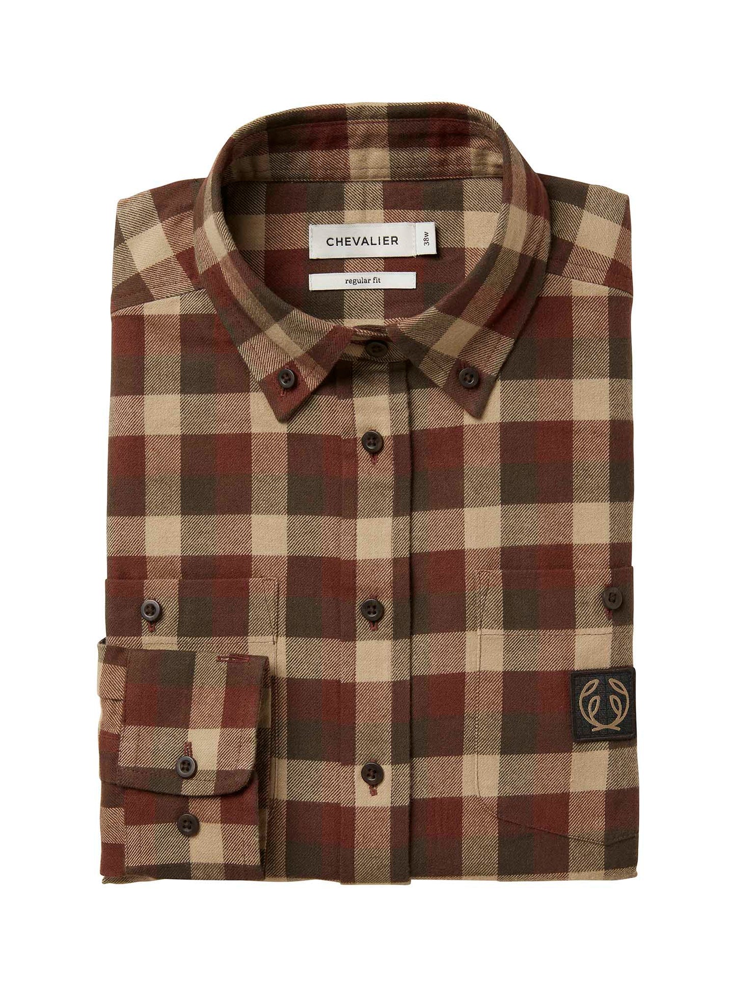 Heron Flannel Shirt Women - Holly Green Checked - 2