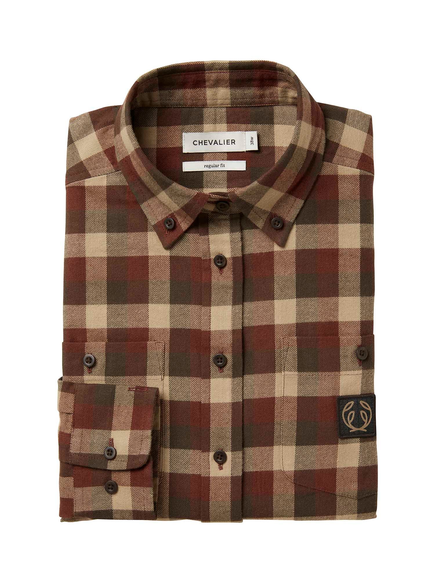 Heron Flannel Shirt Women - Holly Green Checked - 2