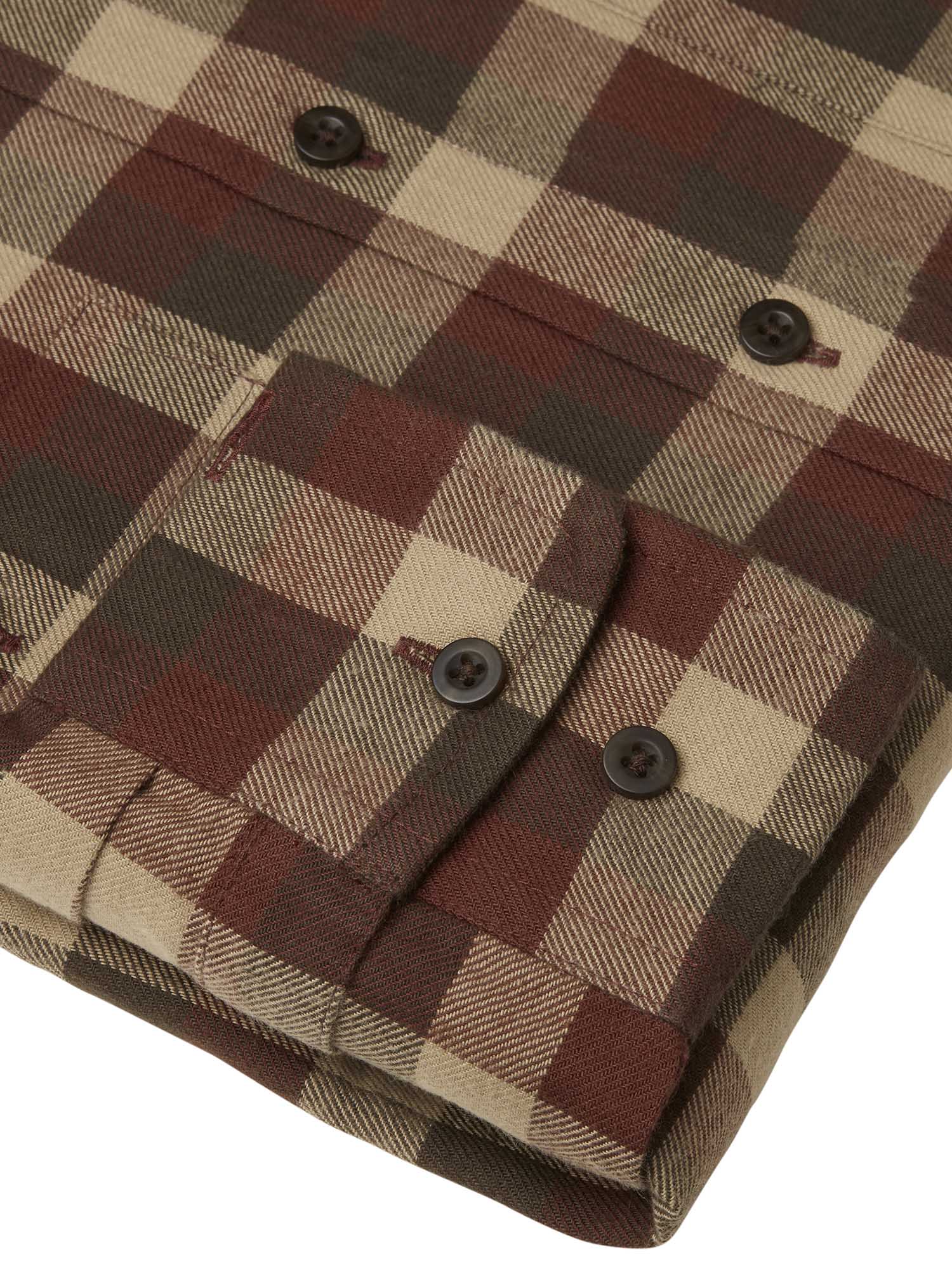 Heron Flannel Shirt Women - Holly Green Checked - 4