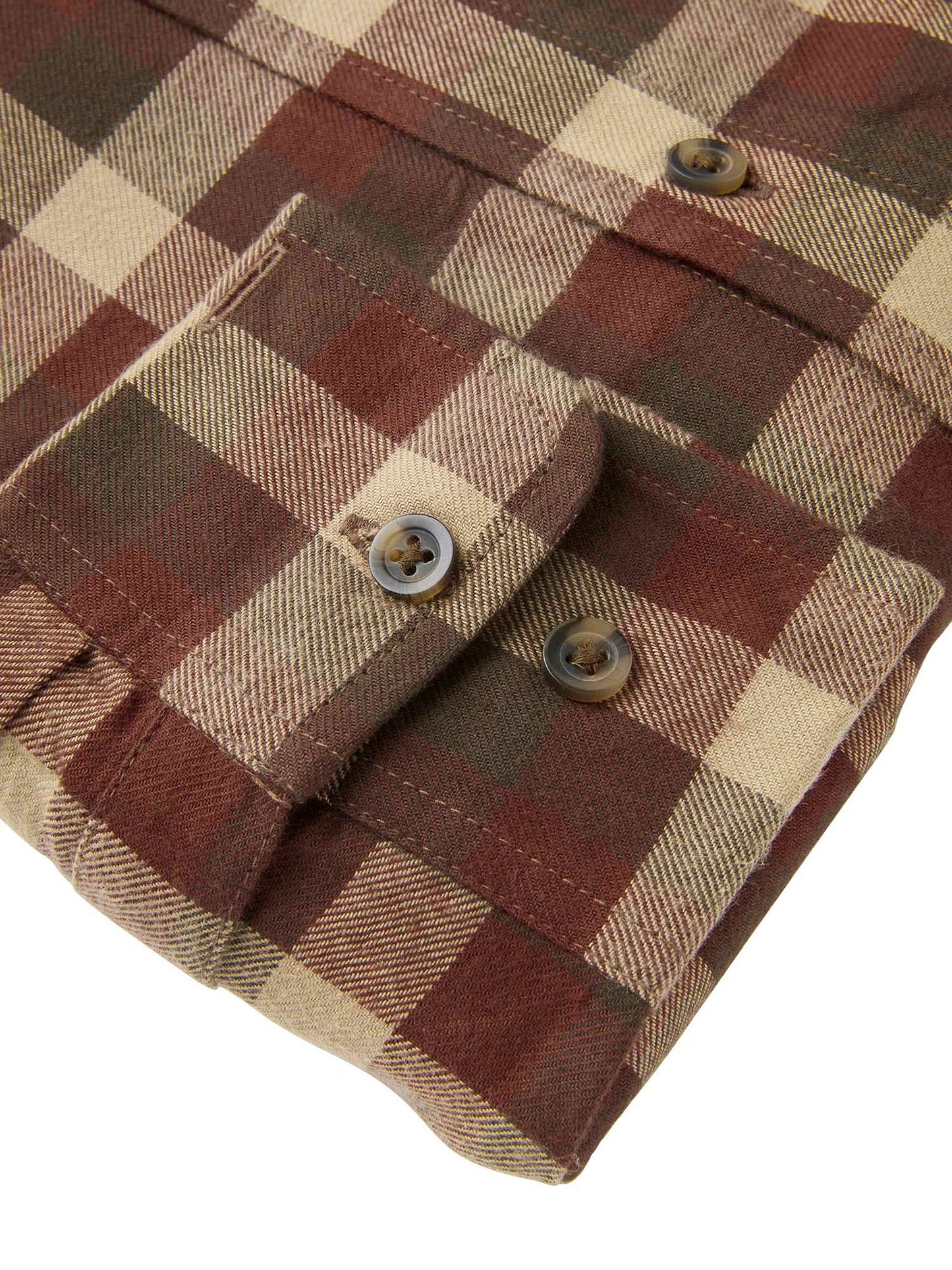 Heron Flannel Shirt Men - Holly Green Checked - 4