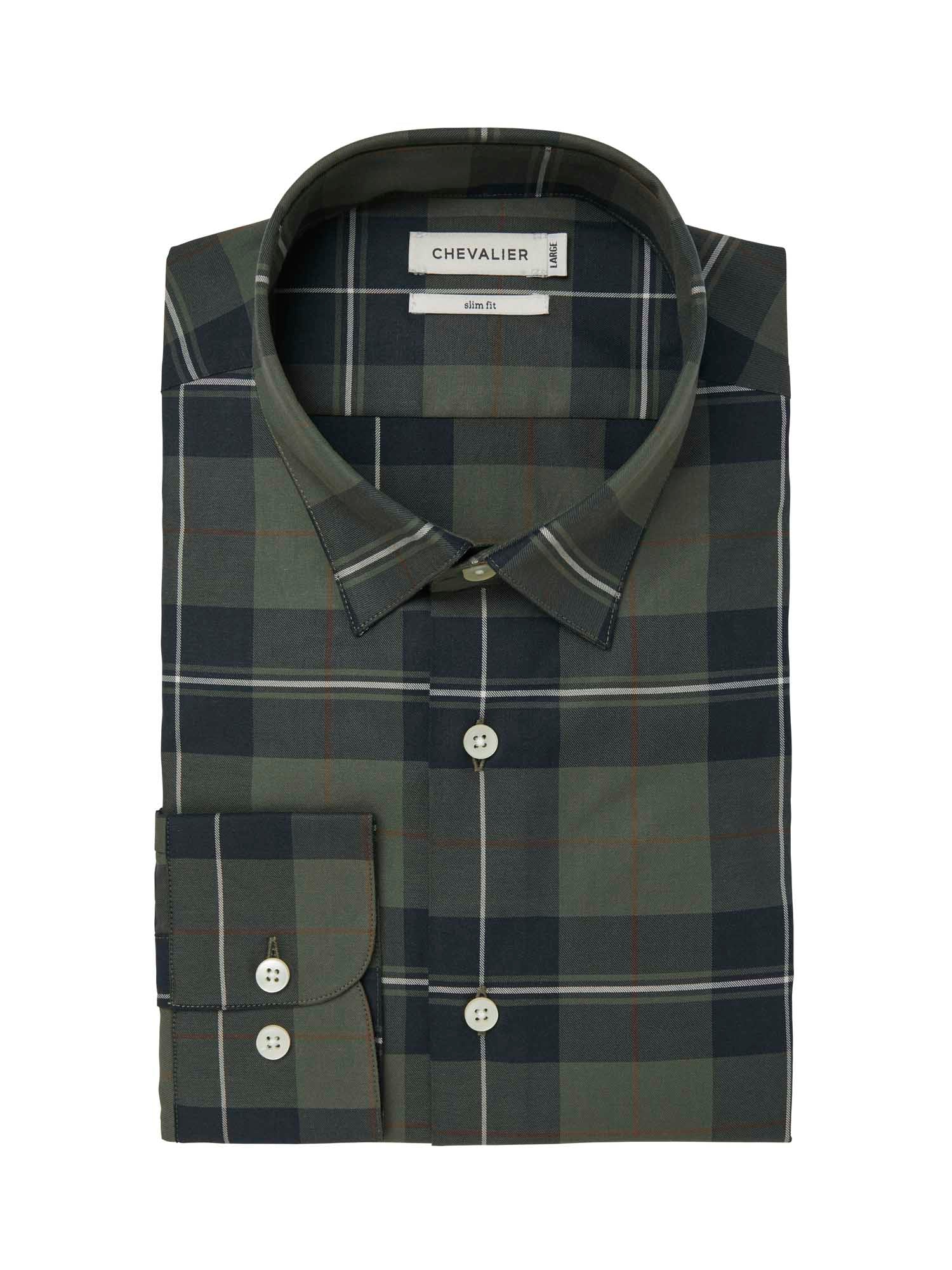 Carlton Contemporary Fit Shirt Men Chevalier Check - Dark - 3