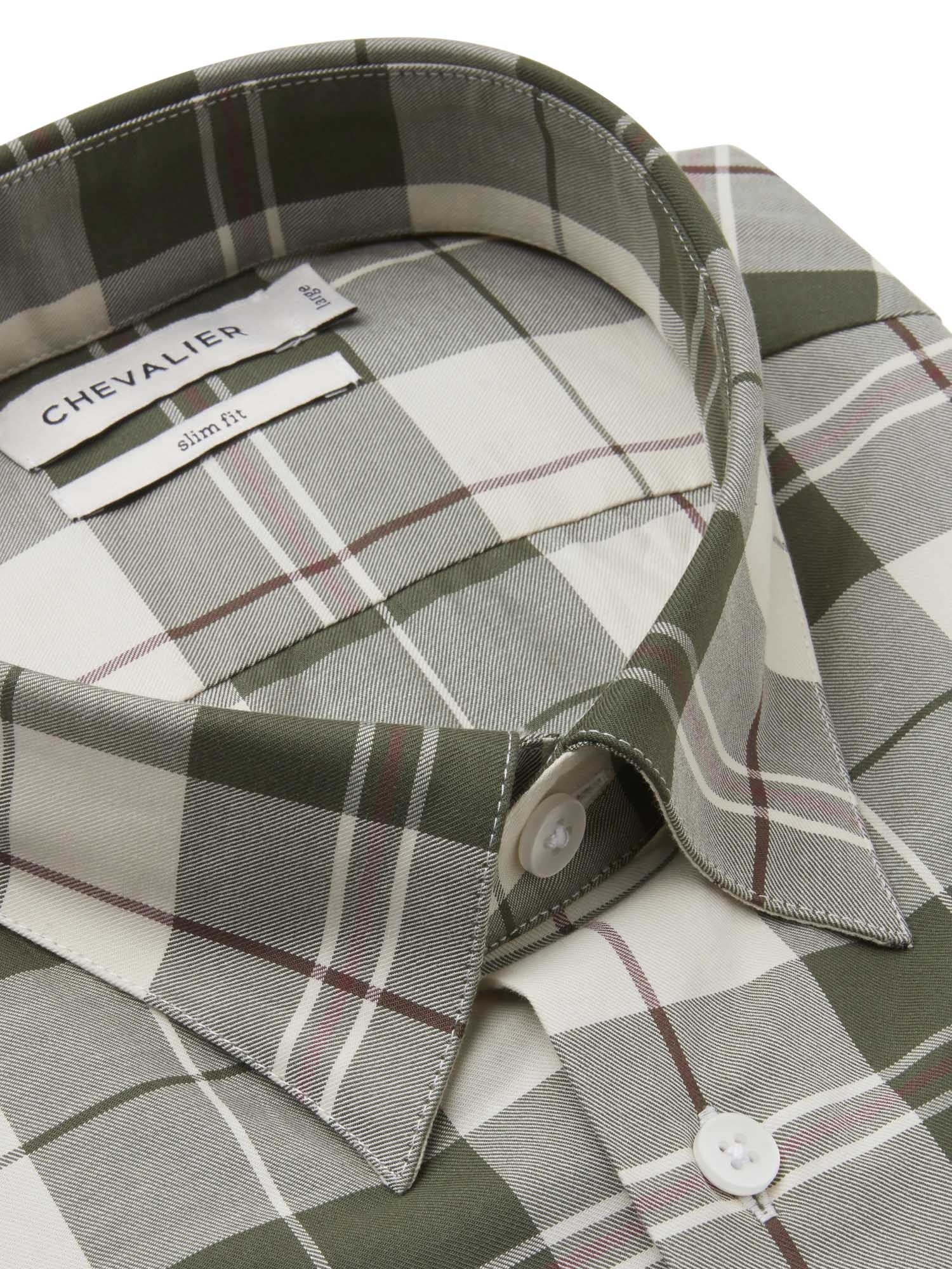 Carlton Contemporary Fit Shirt Men Chevalier Check - Light - 3