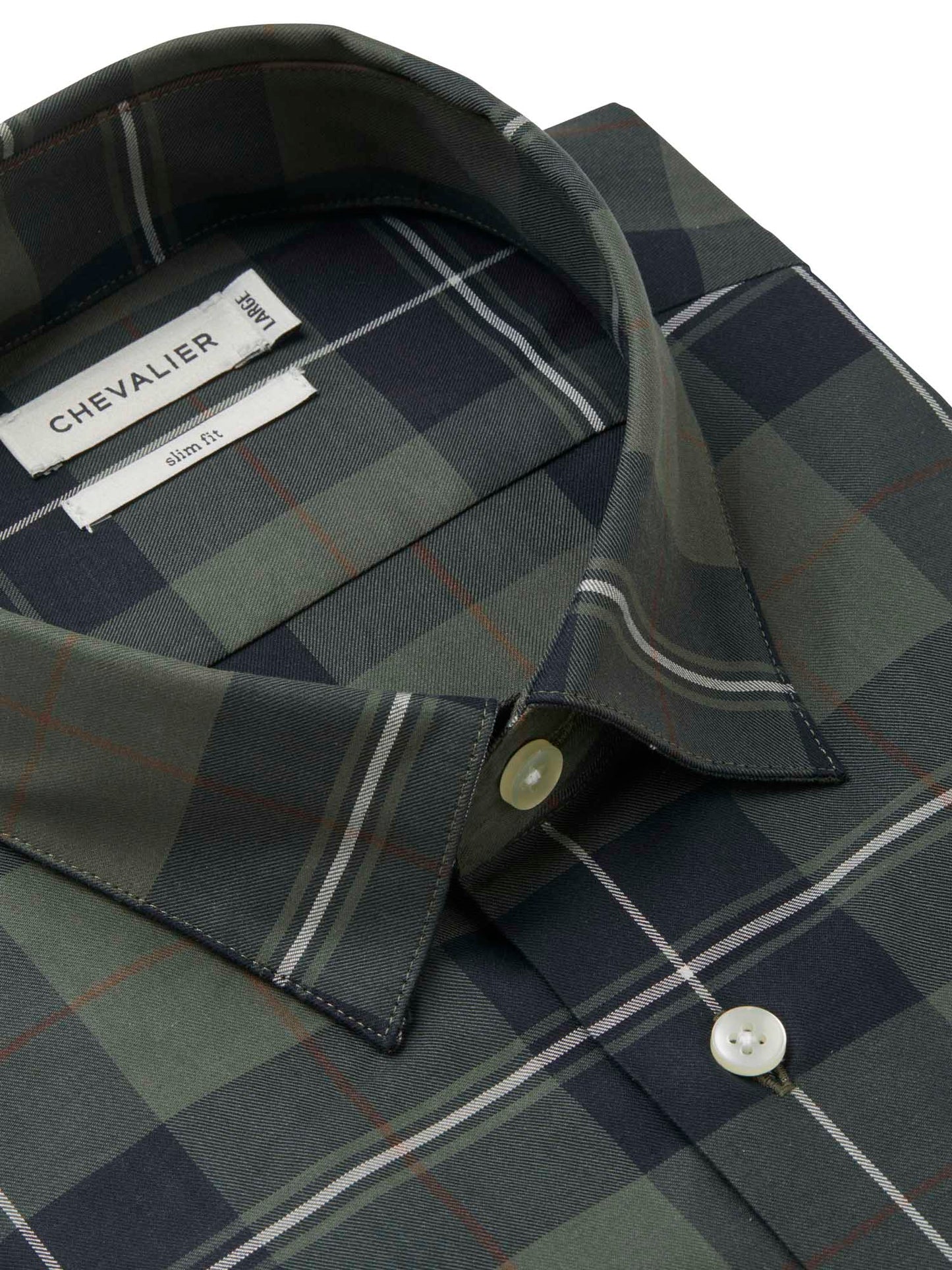 Carlton Contemporary Fit Shirt Men Chevalier Check - Dark - 4