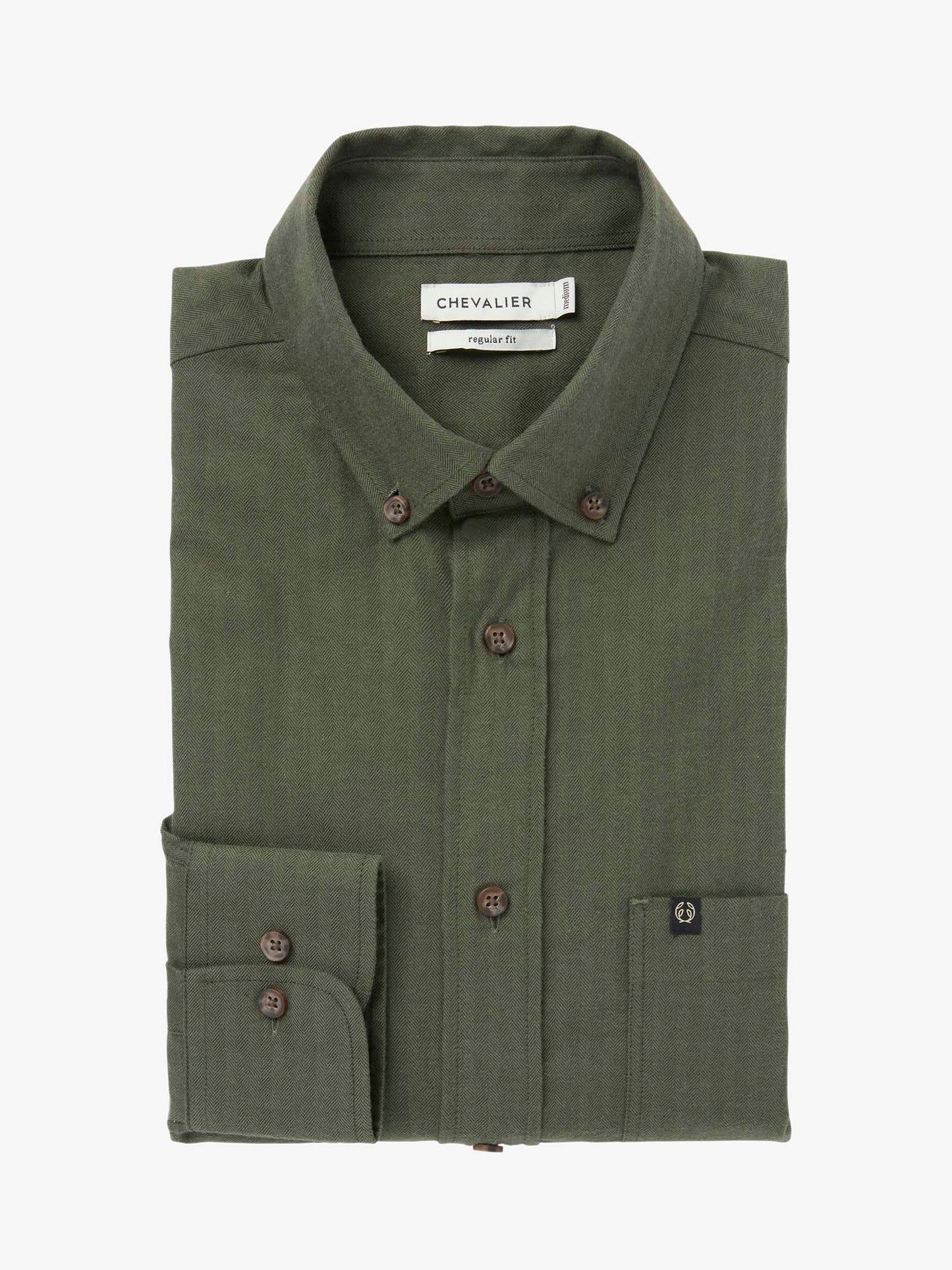 Dalby Regular Fit Shirt Men - Dark Green - 2