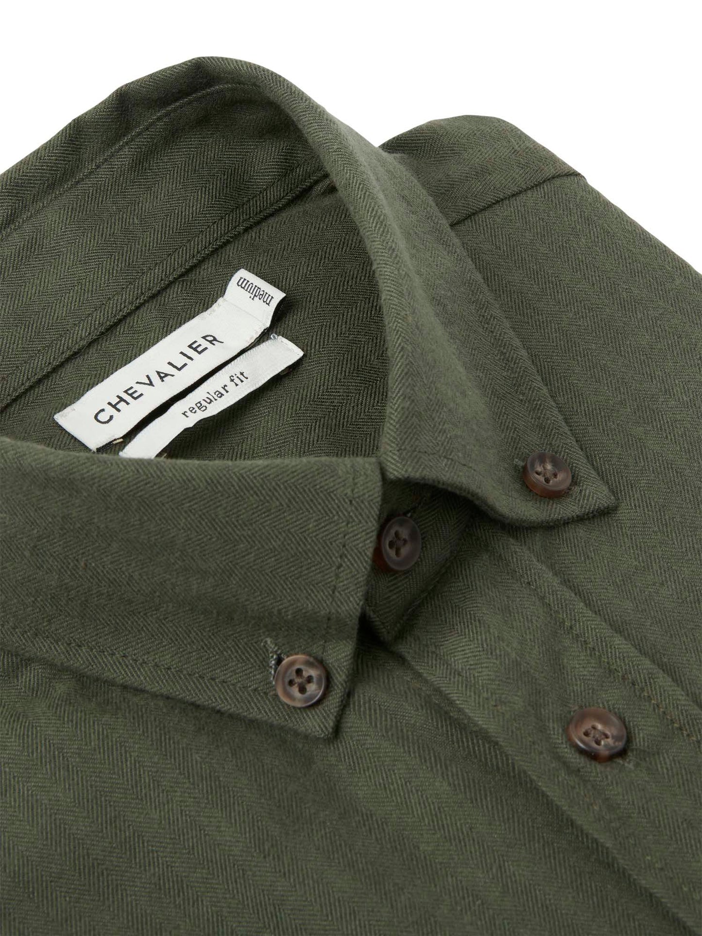 Dalby Regular Fit Shirt Men - Dark Green - 3