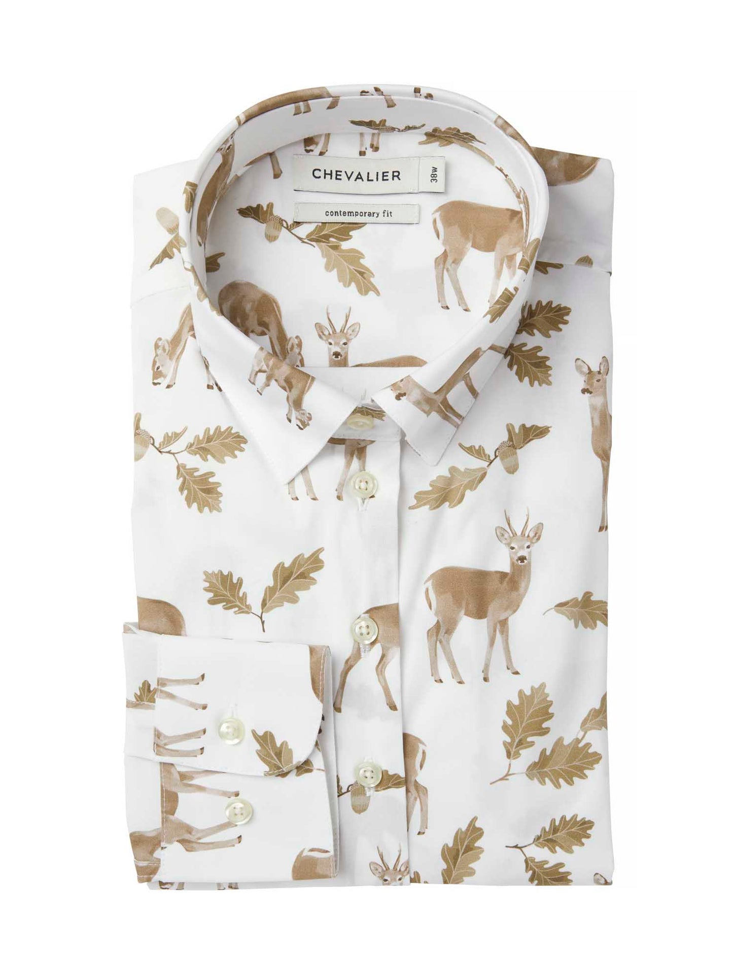 Lindsey Contemporary Fit Shirt Women - Oh Deer Brown - 2