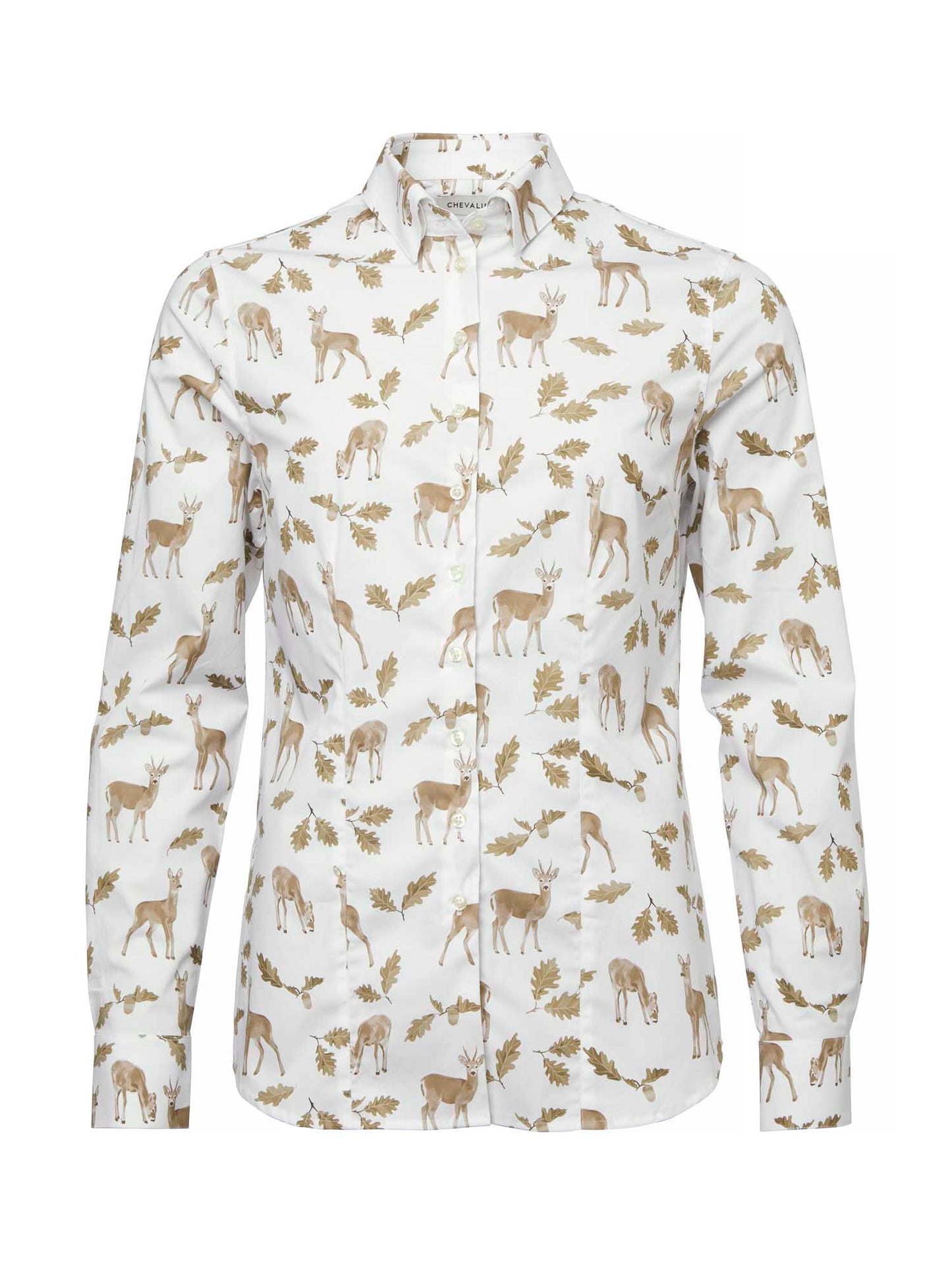 Lindsey Contemporary Fit Shirt Women - Oh Deer Brown - 1