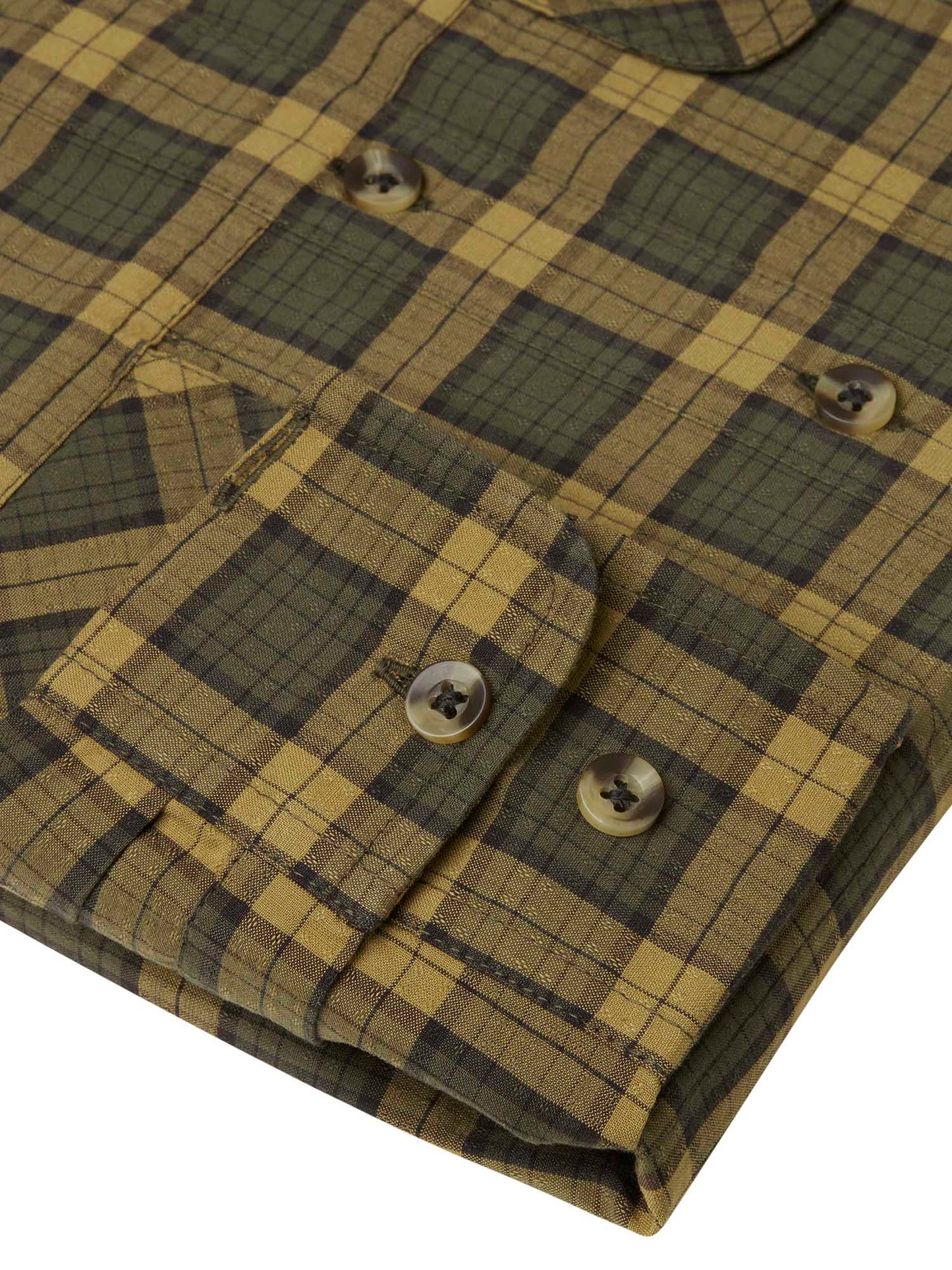 Creek Shooting Fit Coolmax Shirt Women - Moss Checked - 4