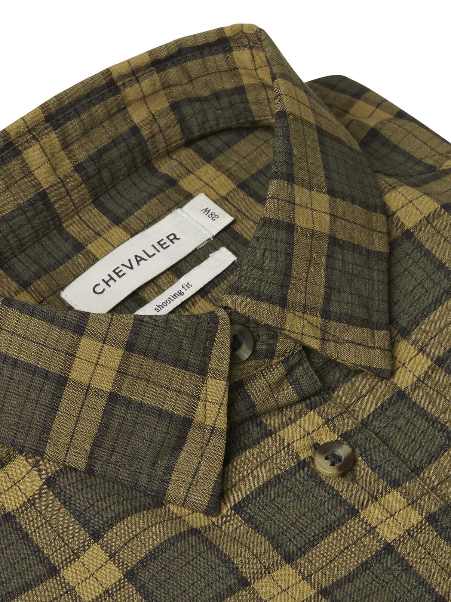 Creek Shooting Fit Coolmax Shirt Women - Moss Checked - 3