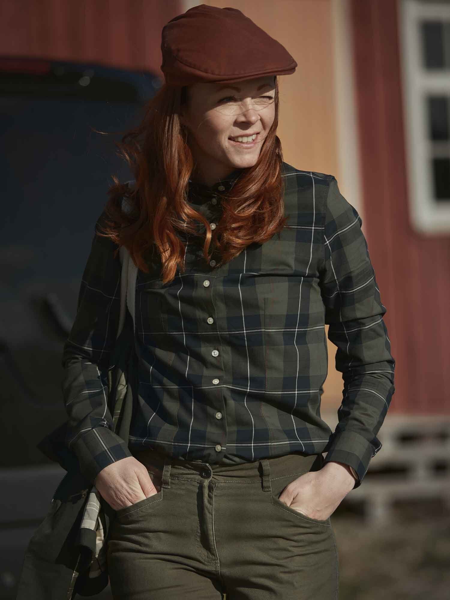 Madeley Contemporary Fit Shirt Women Chevalier Check - Dark - 20