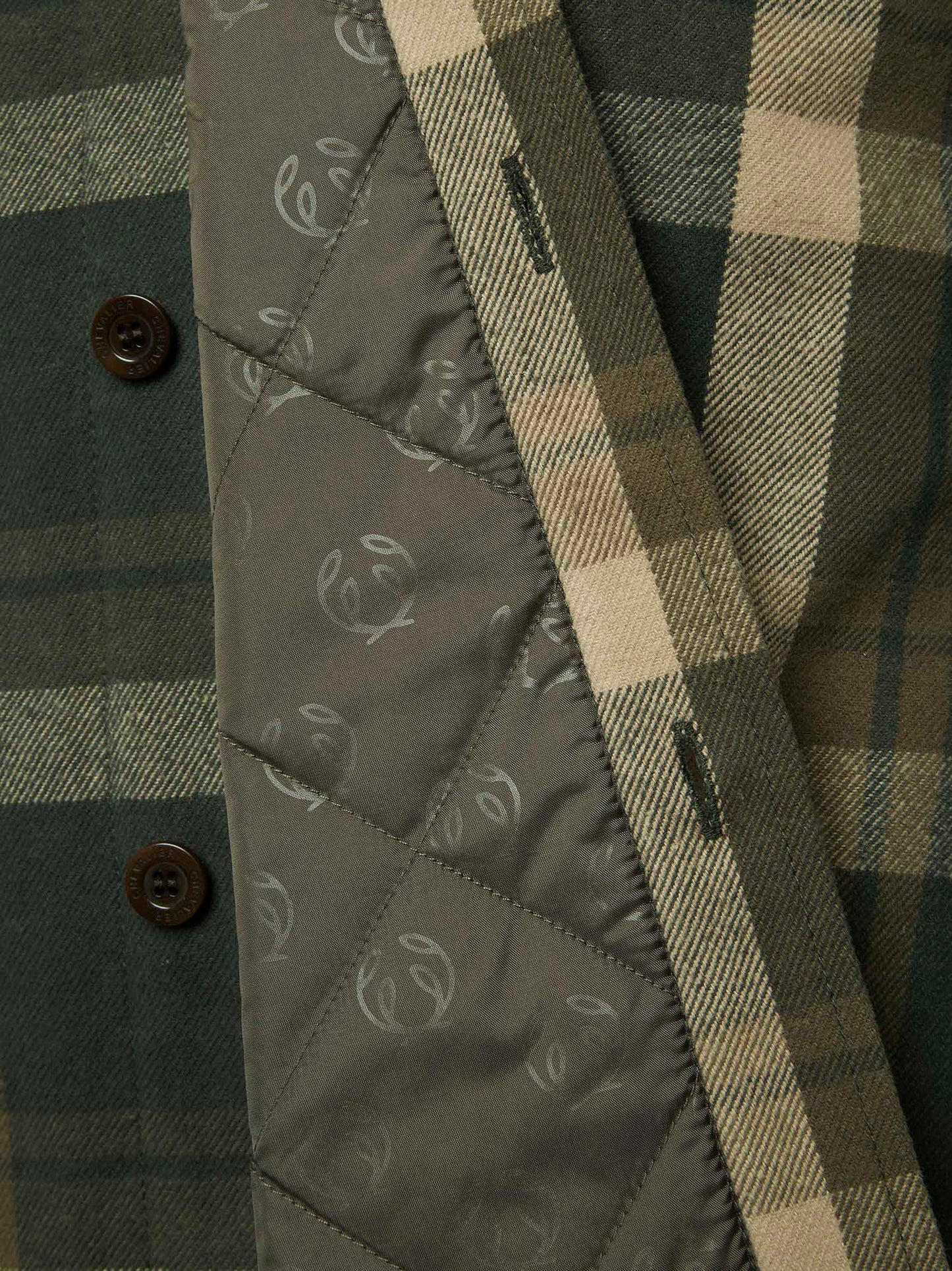 Axe Overshirt Men - Green Checked - 4