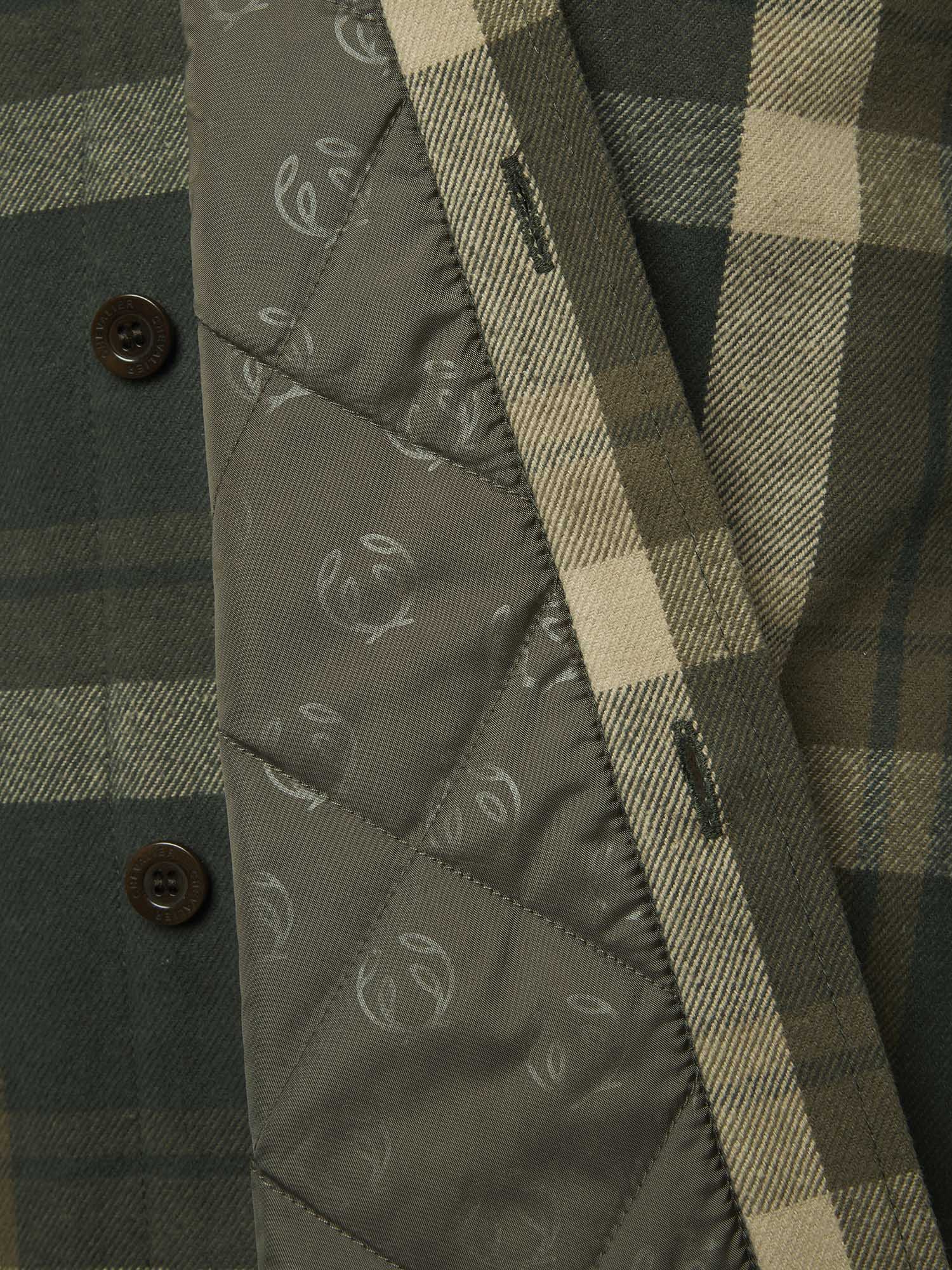 Axe Overshirt Men - Green Checked - 4