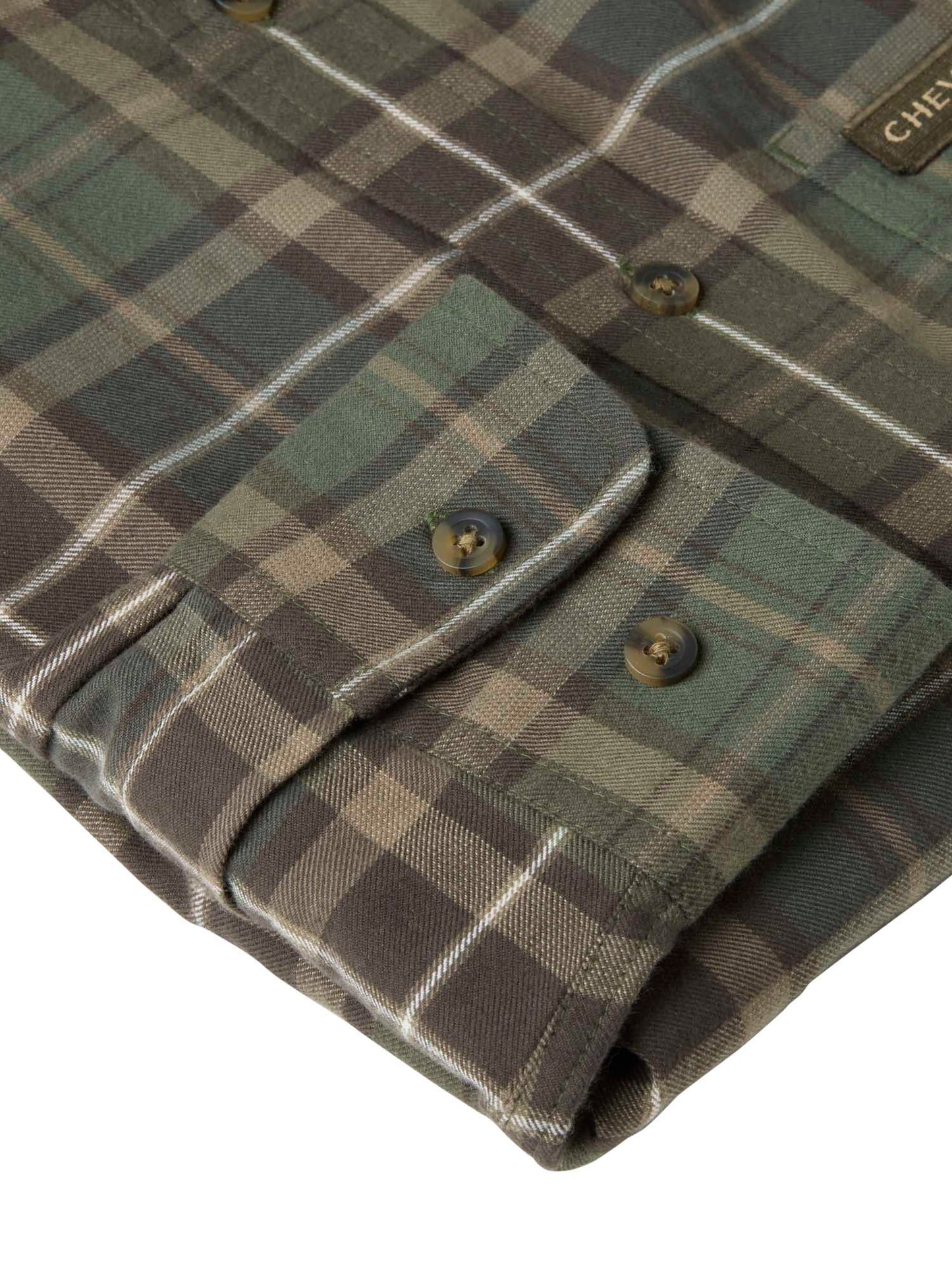 Teal Light Flannel Shirt Men - Hemlock Green Checked - 4