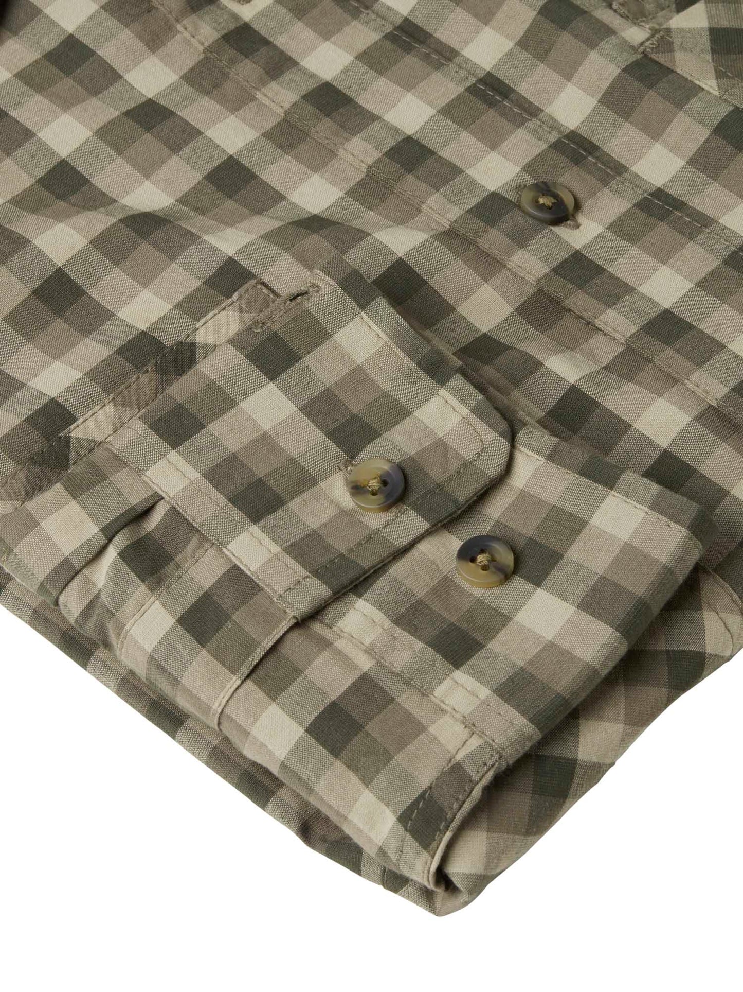 Creek Shooting Fit Coolmax Shirt Men - Mink Brown Checked - 5