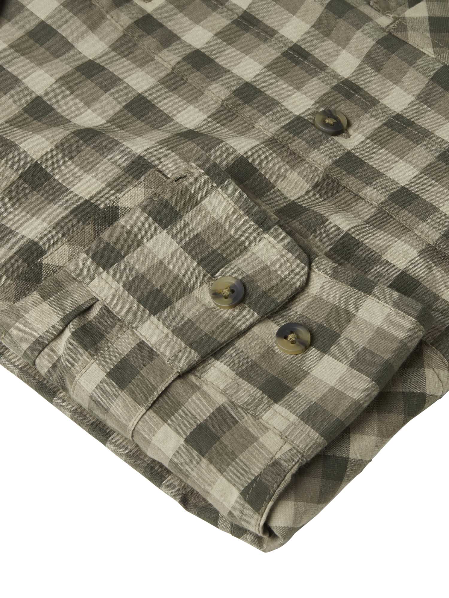 Creek Shooting Fit Coolmax Shirt Men - Mink Brown Checked - 5