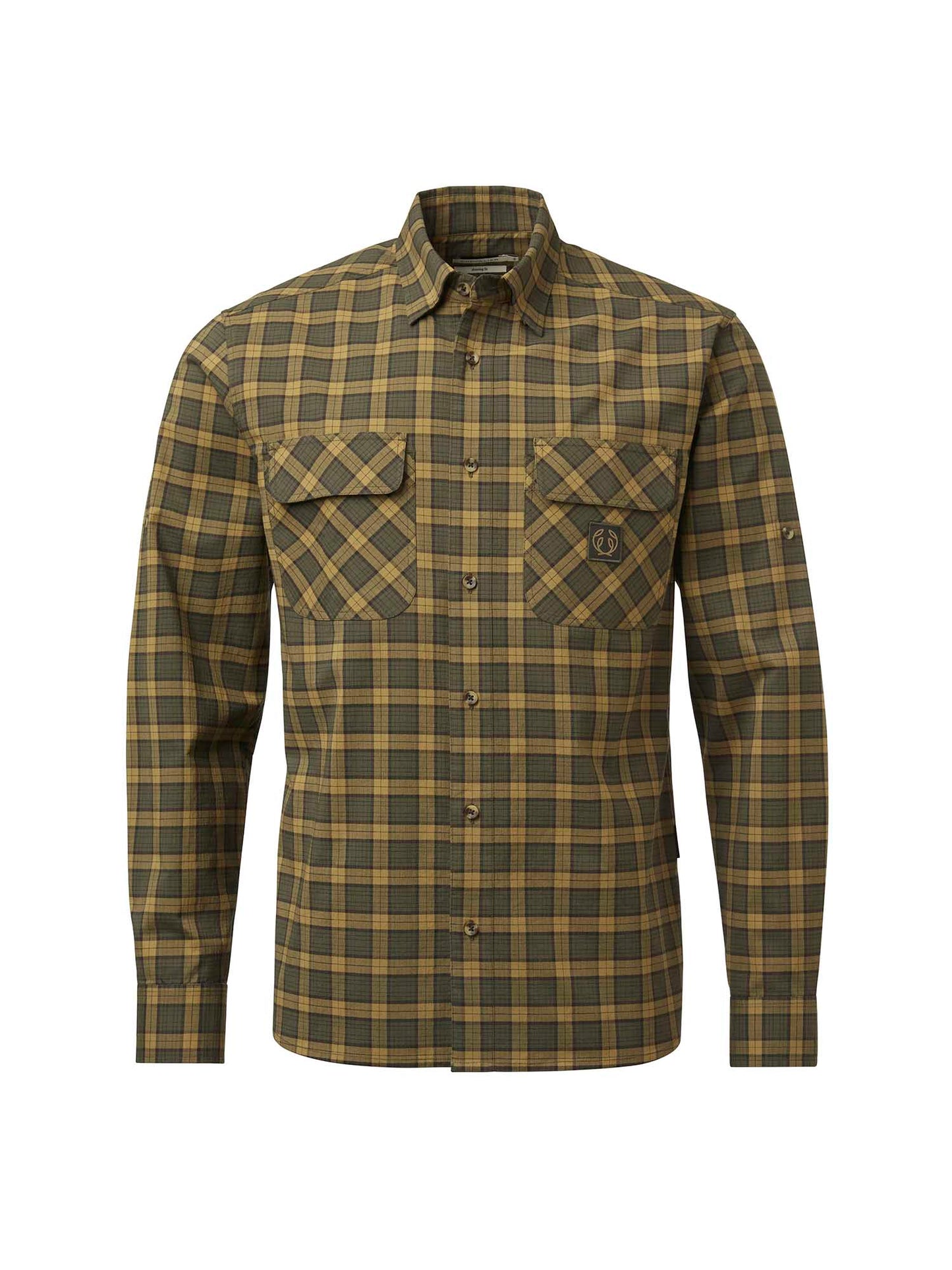 Creek Shooting Fit Coolmax Shirt Men - Moss Checked - 1