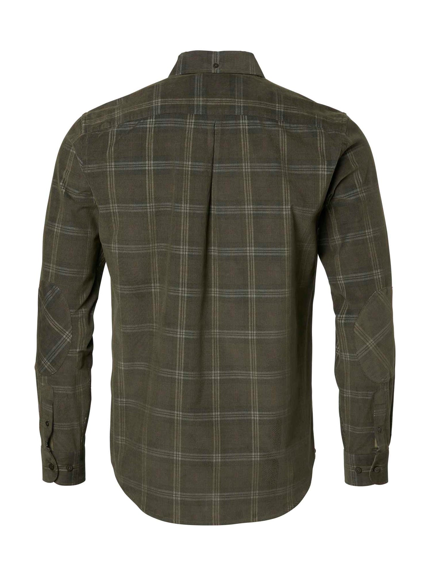 Walton Light Cord Shirt Men - Hunter Green Checked - 2