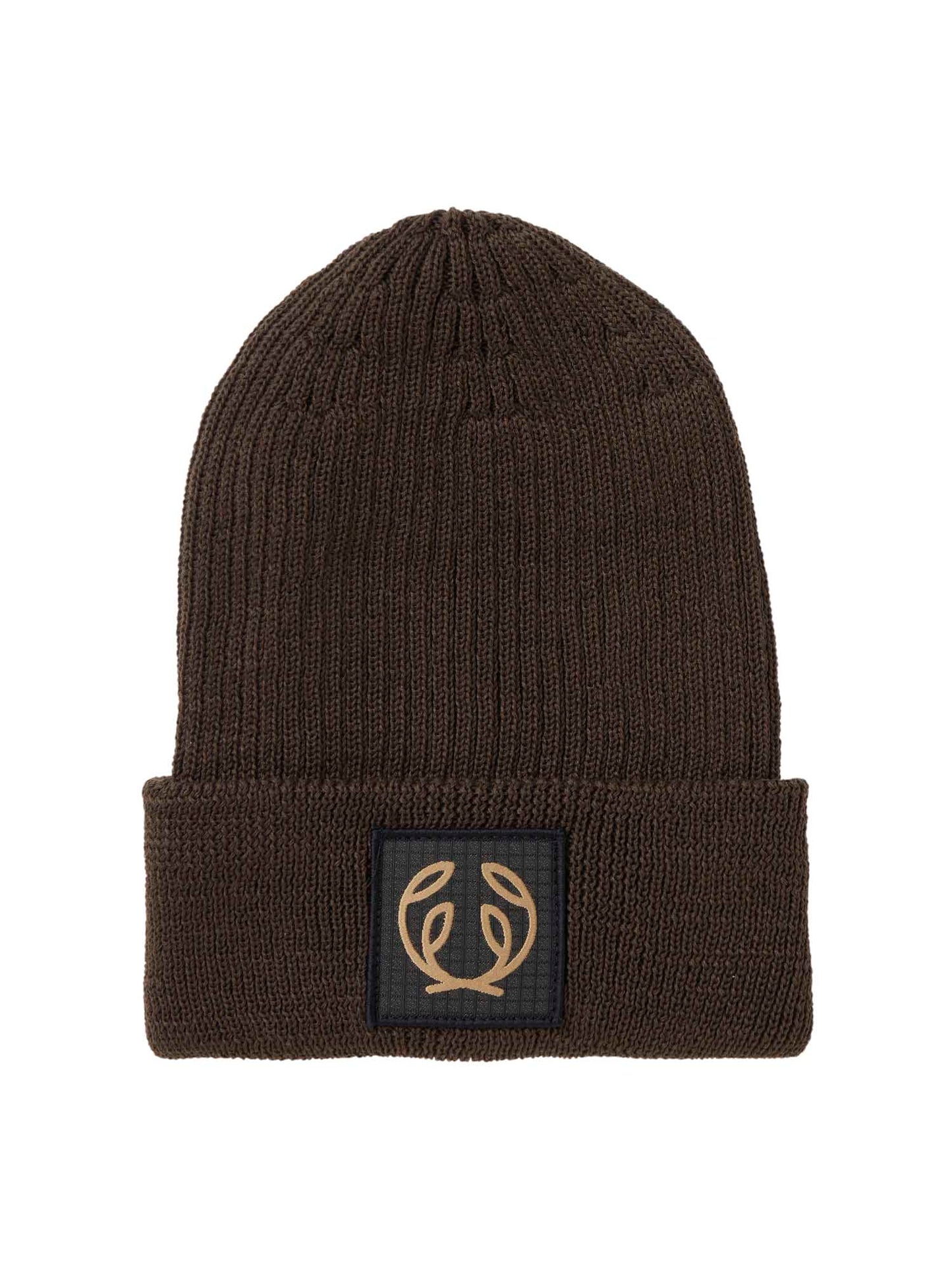 Symbol Beanie - Leather Brown - 1