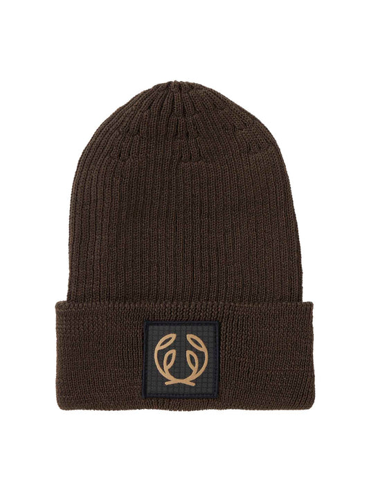 Symbol Beanie - Leather Brown - 1
