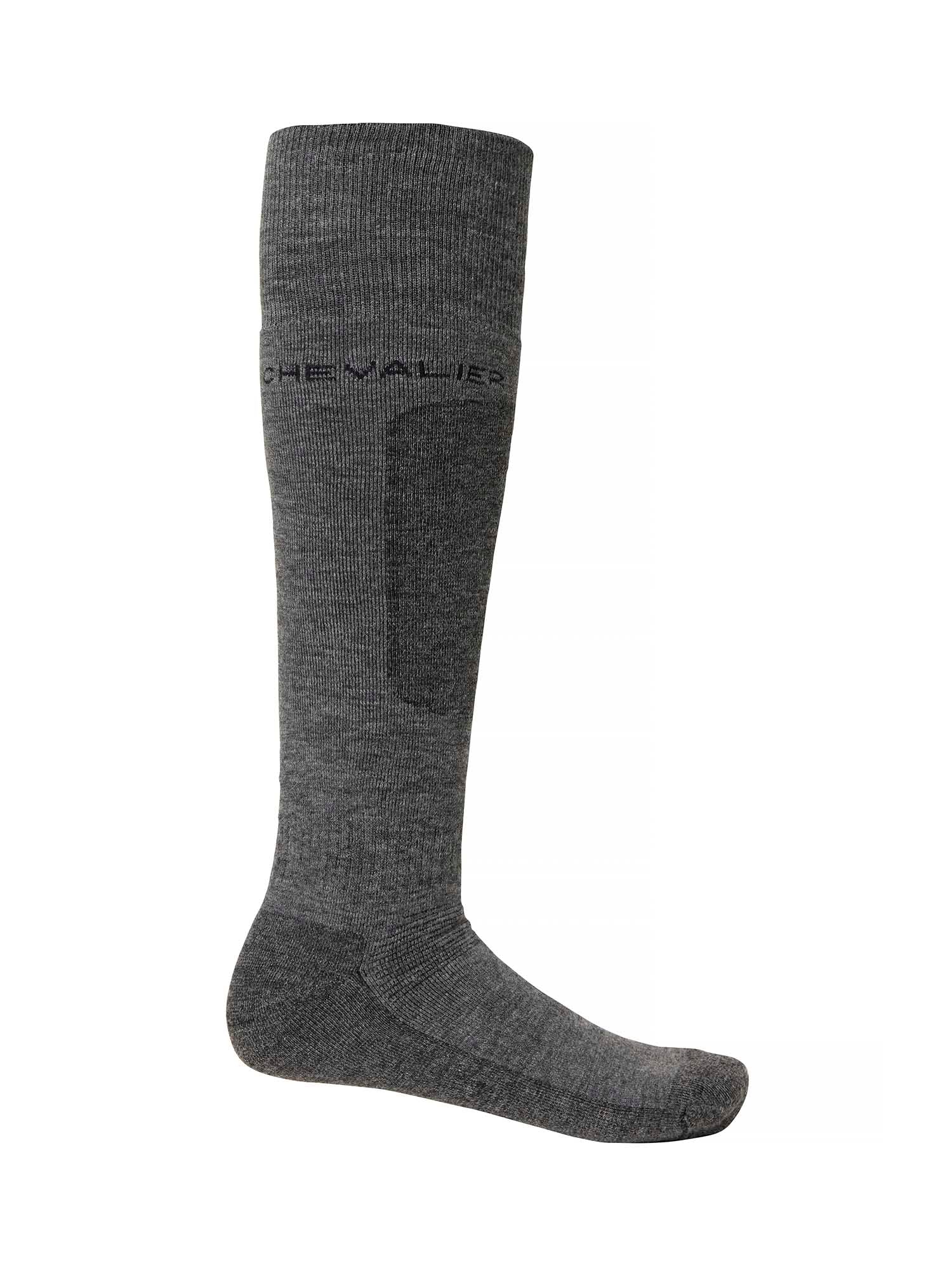 High Boot Wool Socks - Anthracite - 1