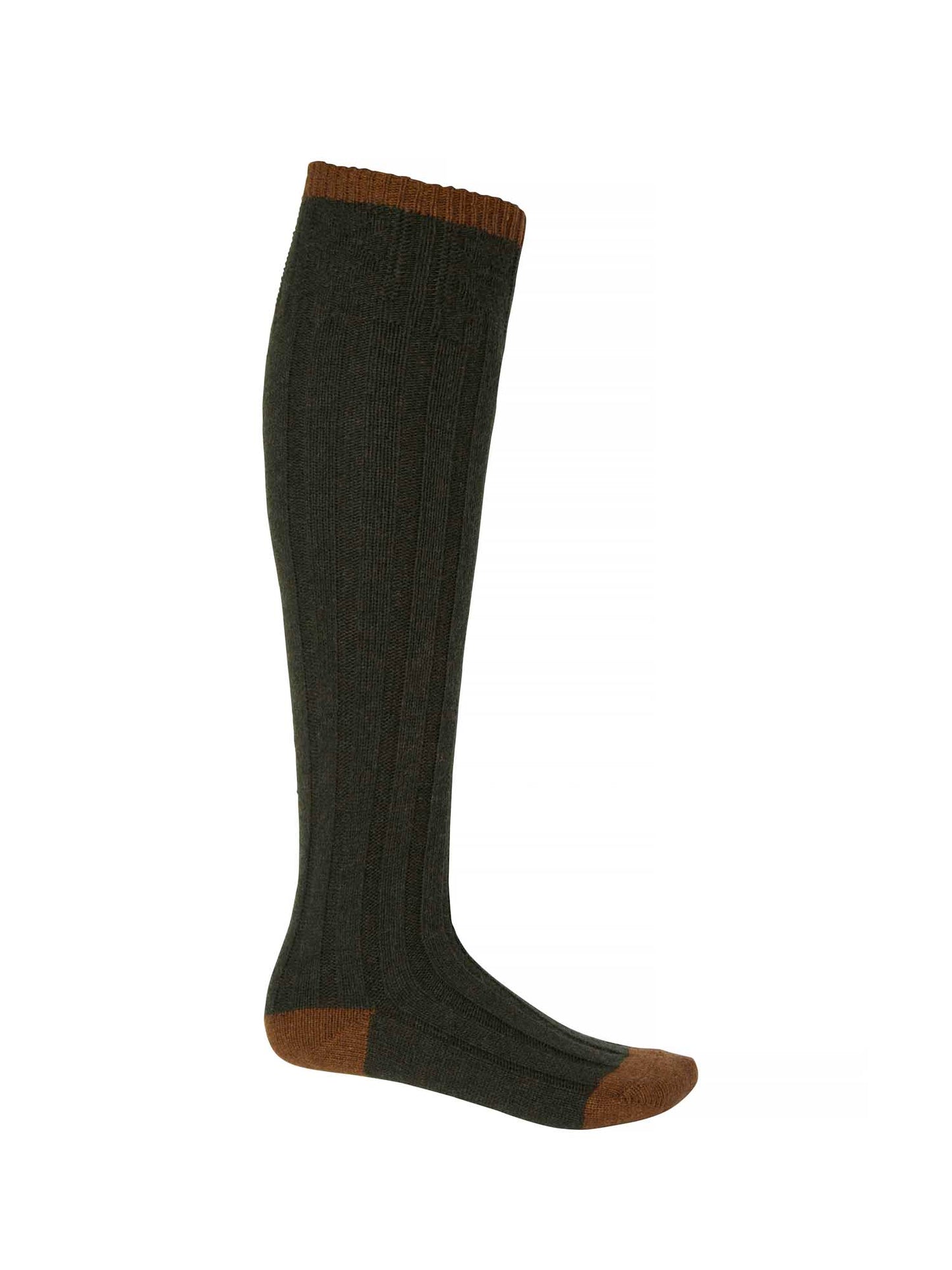 Wellington Field Wool Socks - Autumn Green - 1