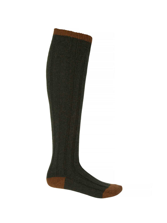 Wellington Field Wool Socks - Autumn Green - 1