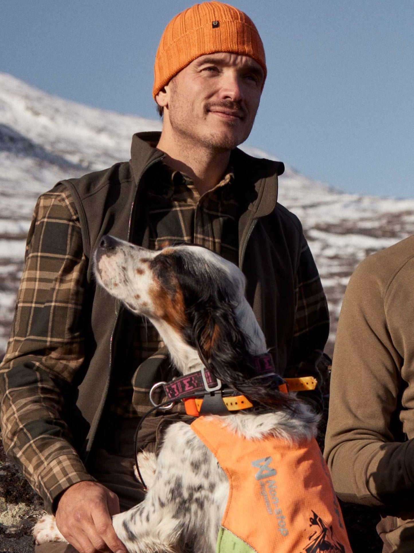 Point Wool Beanie - High Vis Orange - 20