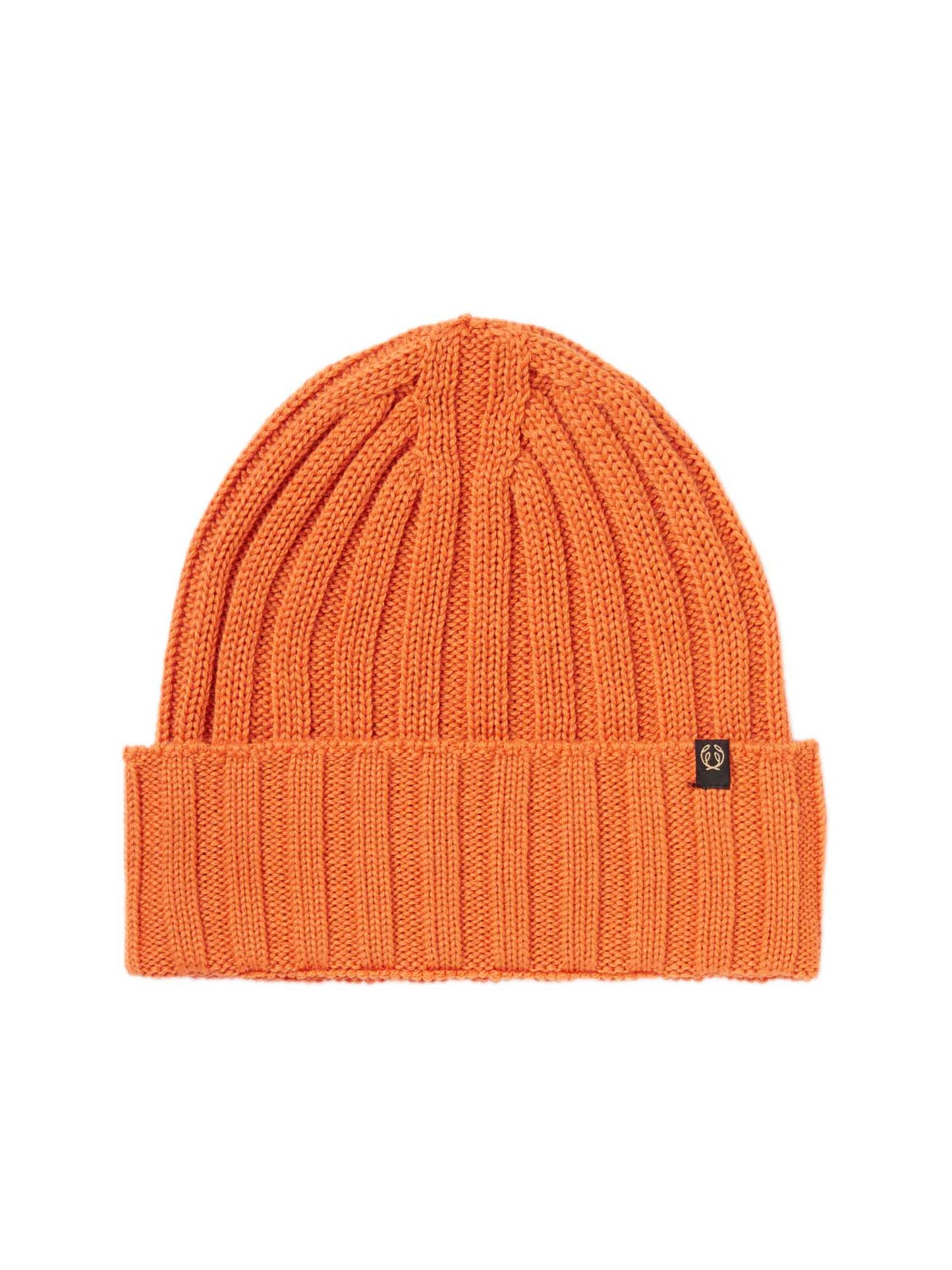 Point Wool Beanie - High Vis Orange - 1
