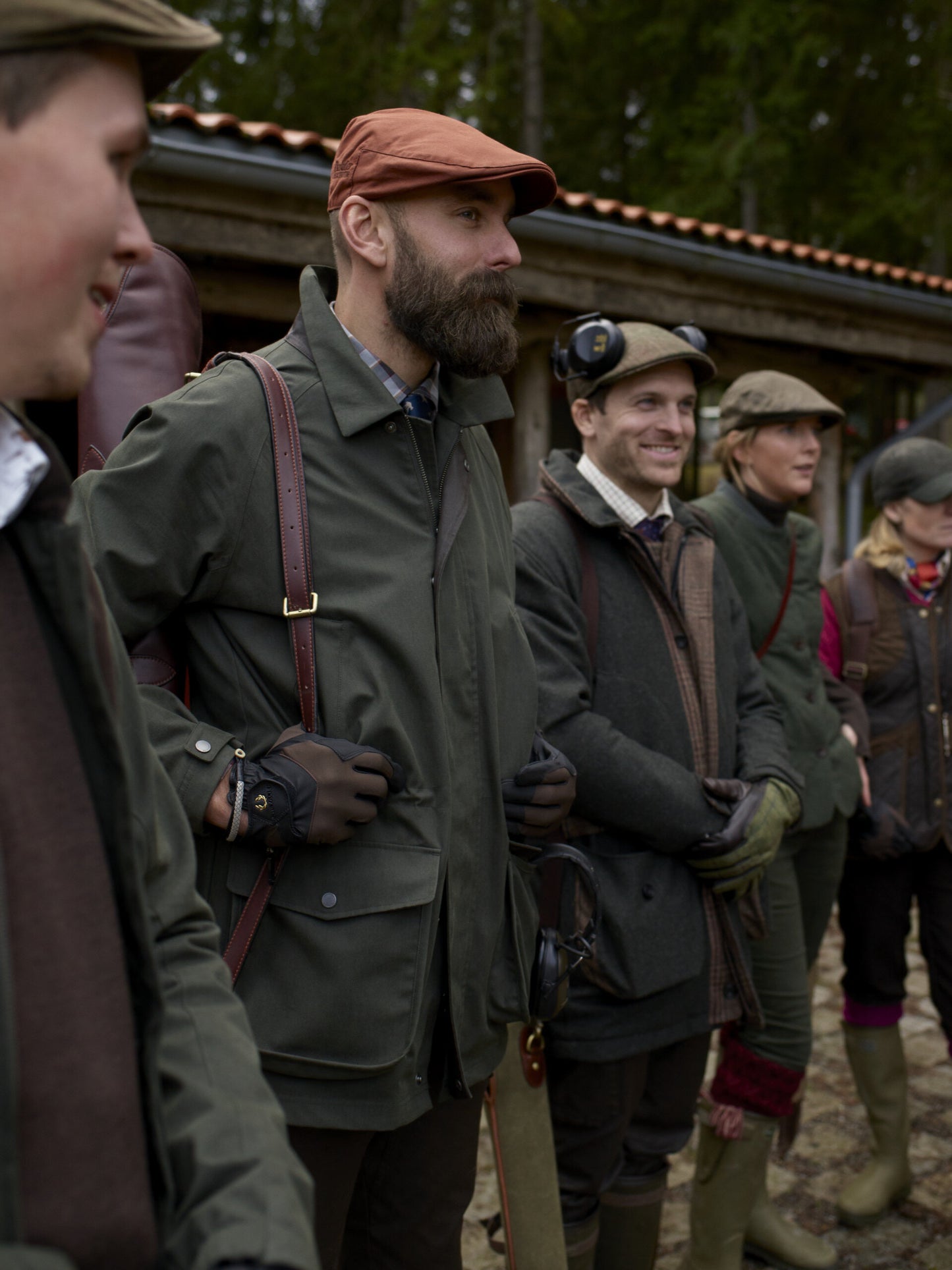 Torre Waxed Cotton Sixpence Cap - Burgundy - 20