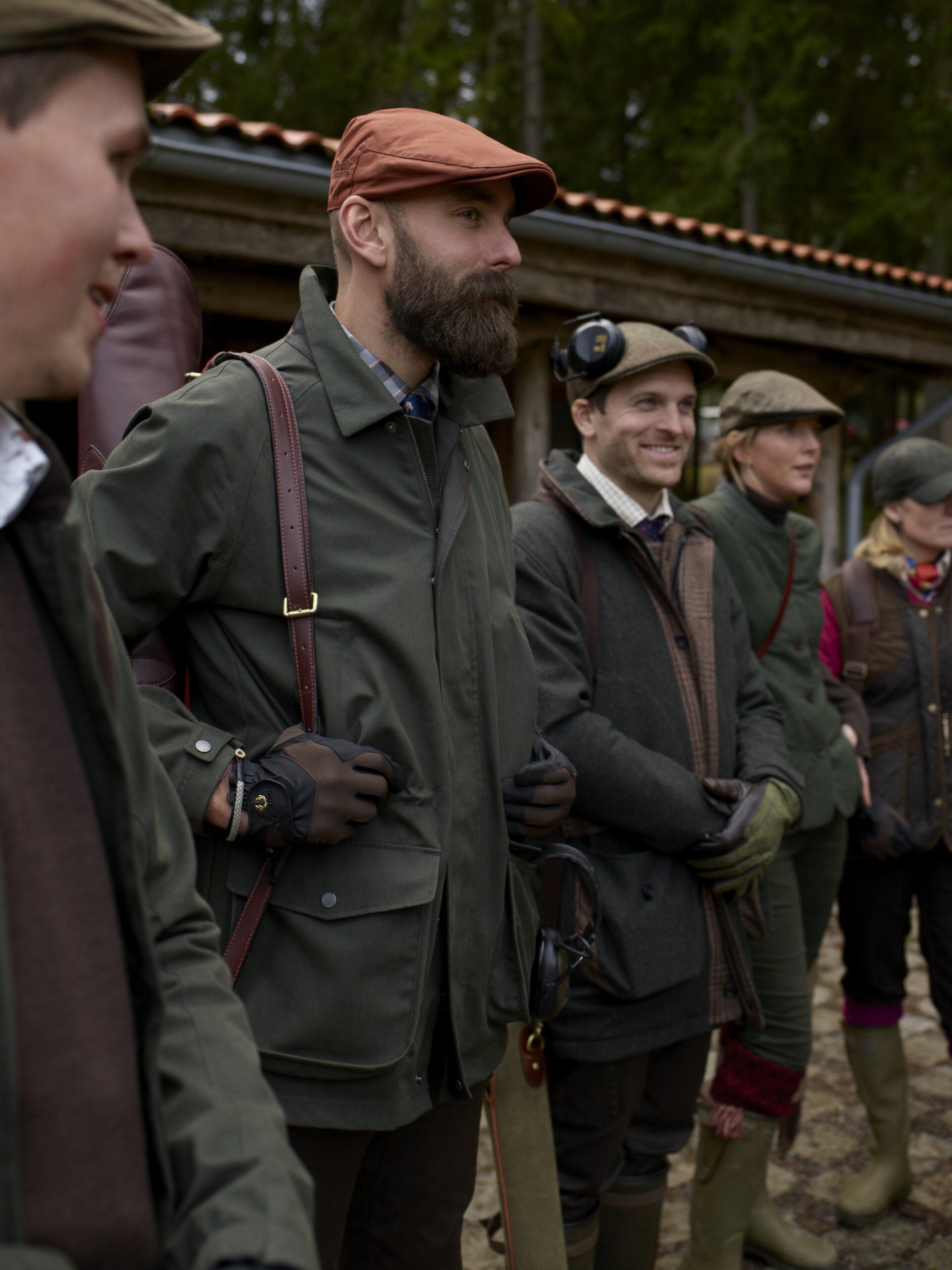 Torre Waxed Cotton Sixpence Cap - Burgundy - 20