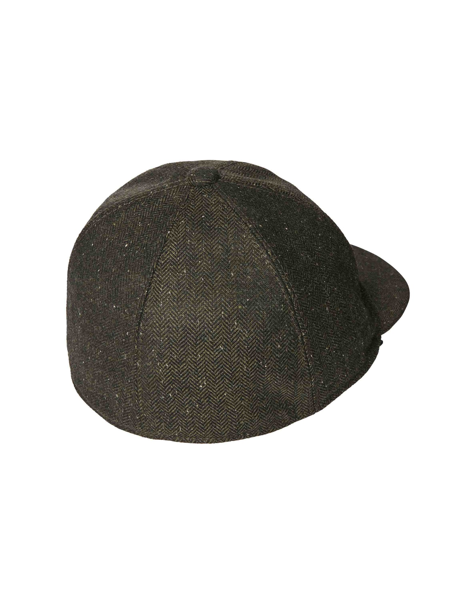 Blake Cap - Dark Green Herringbone - 2