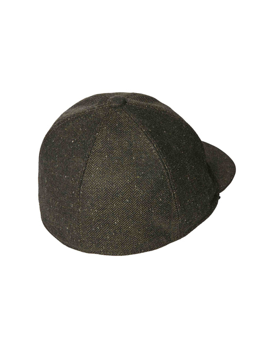 Blake Cap Dark - Green Herringbone - 2