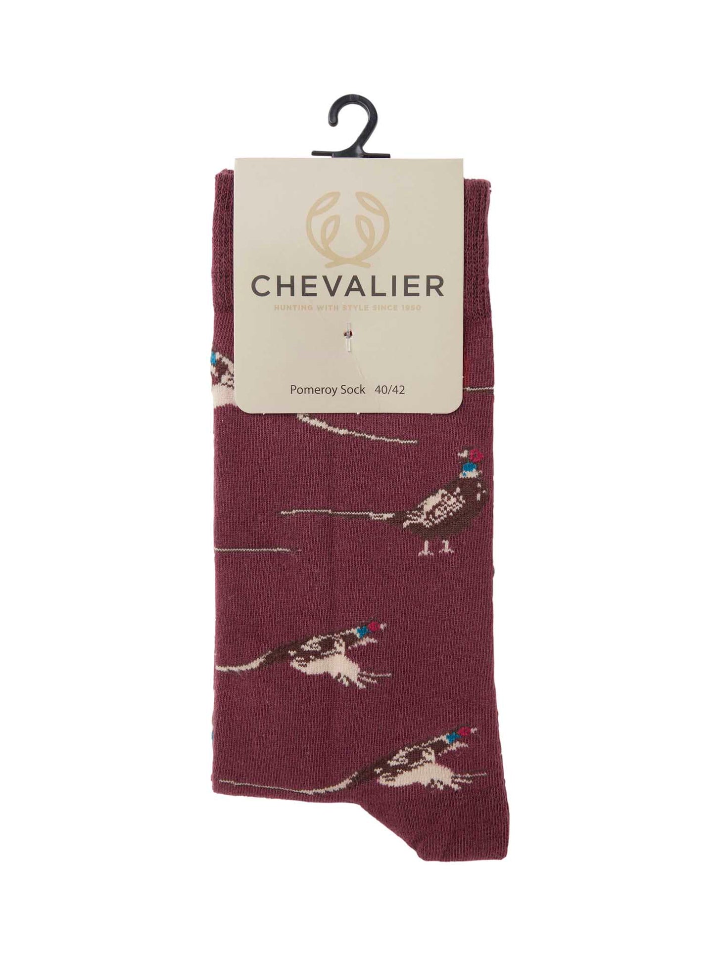 Pomeroy Socks - Dark Fox Red Pheasant - 2